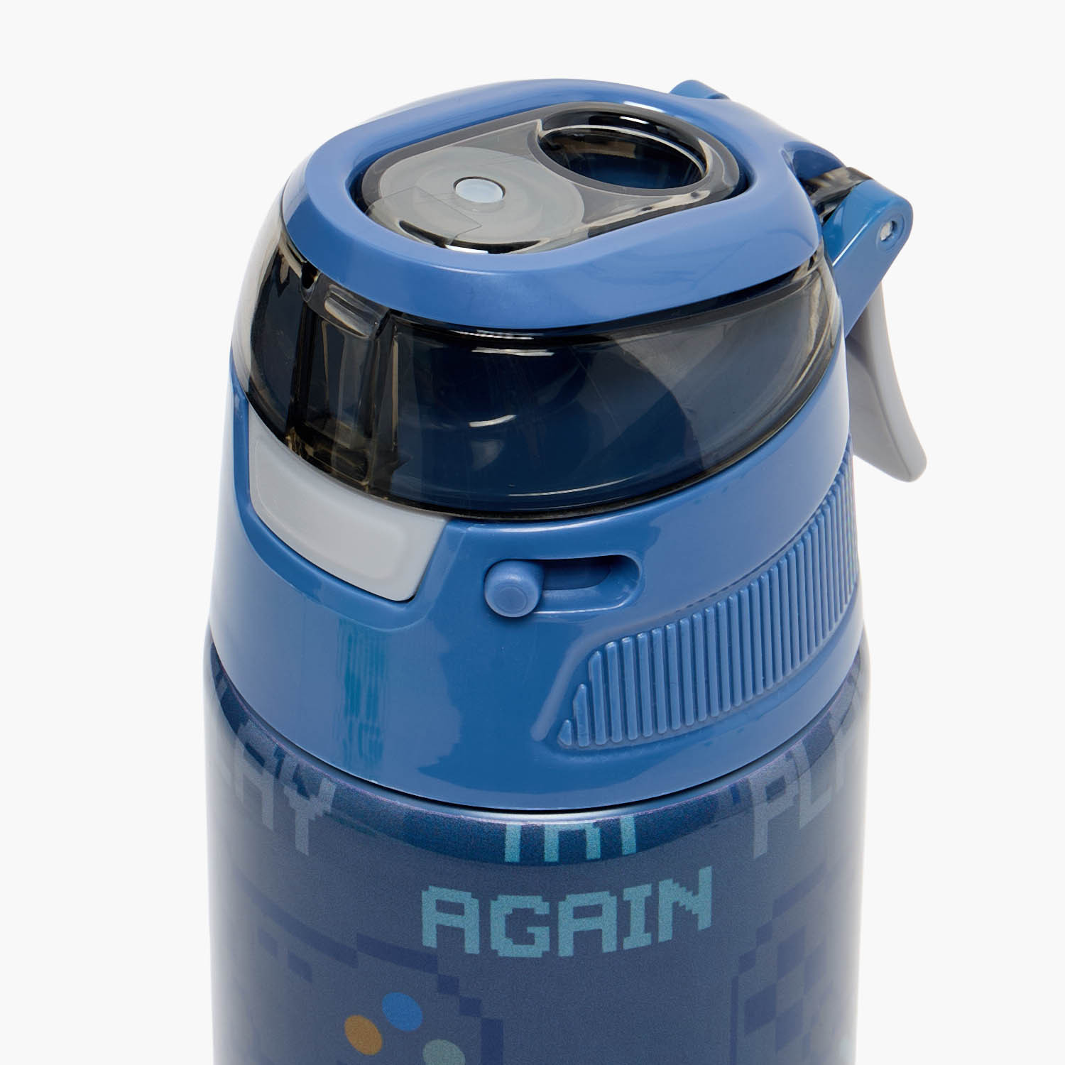قارورة مياه ستانلس ستيل بفوهة وطبعات ألعاب ومقبض من جونيورز-school-waterbottles-image-4