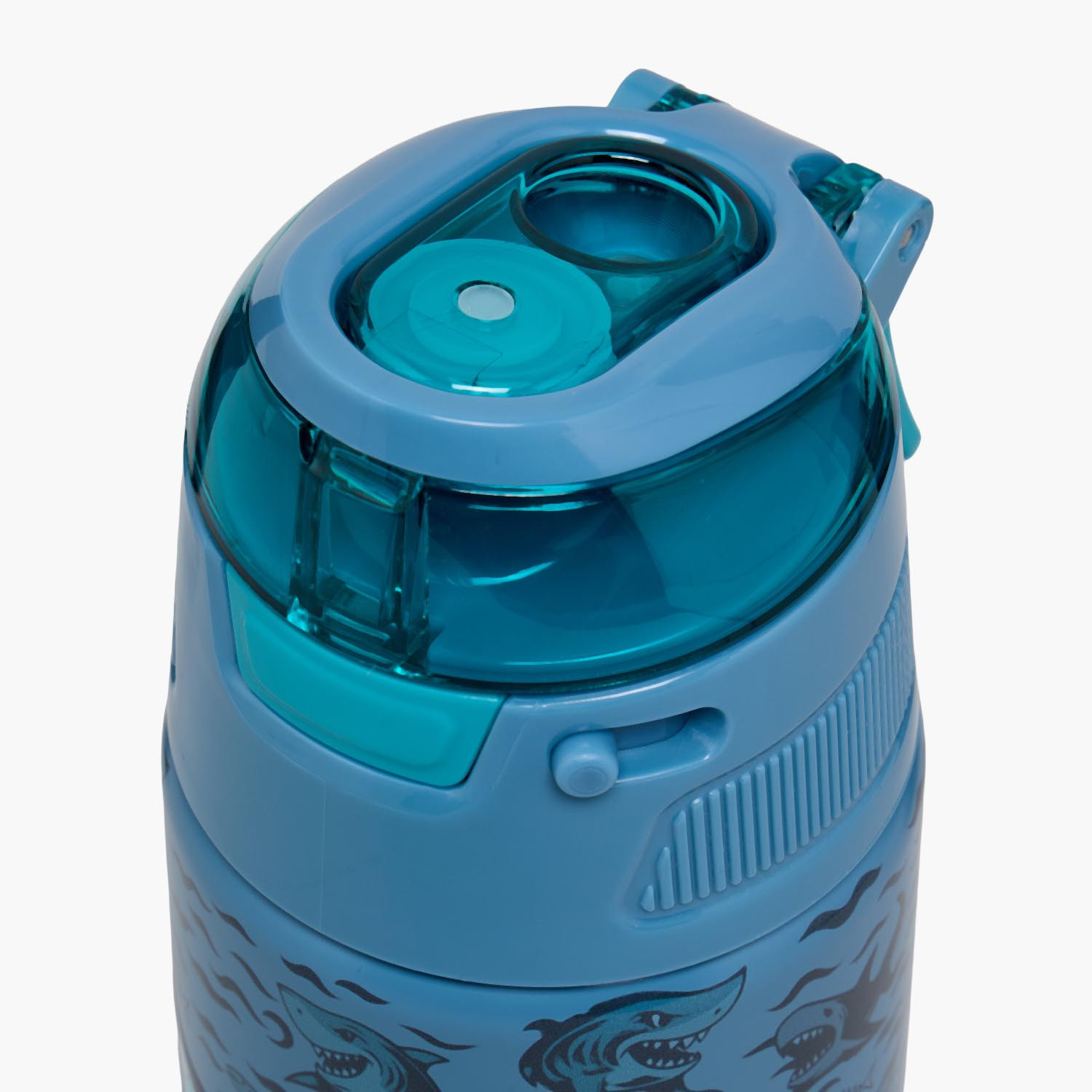 قارورة مياه ستانلس ستيل بفوهة وطبعات قرش ومقبض من جونيورز-school-waterbottles-image-4