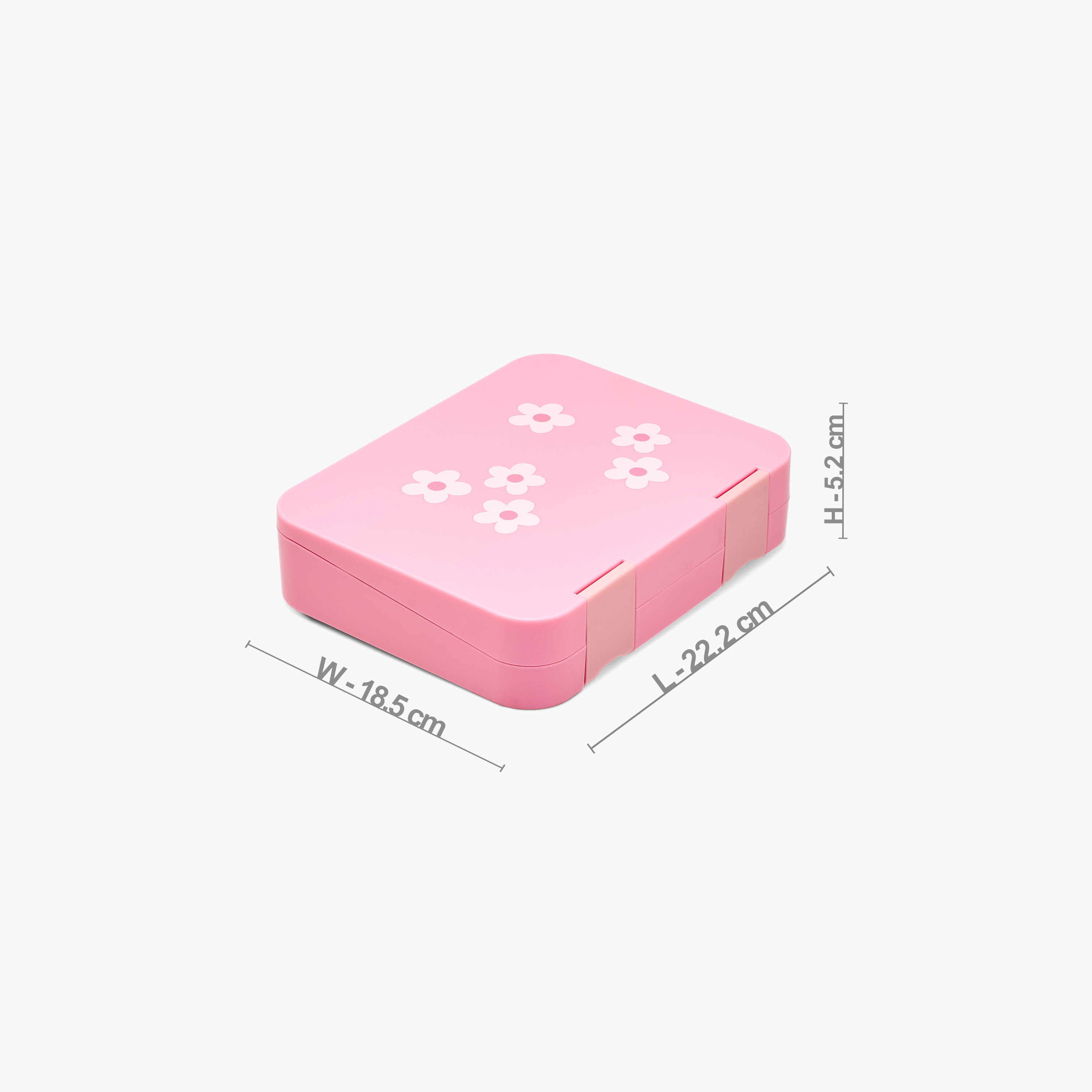 صندوق غداء بينتو بمشبك إغلاق وطبعات زهرية للبنات من جونيورز - 1 لتر-school-lunchessentials-lunchboxes-image-11