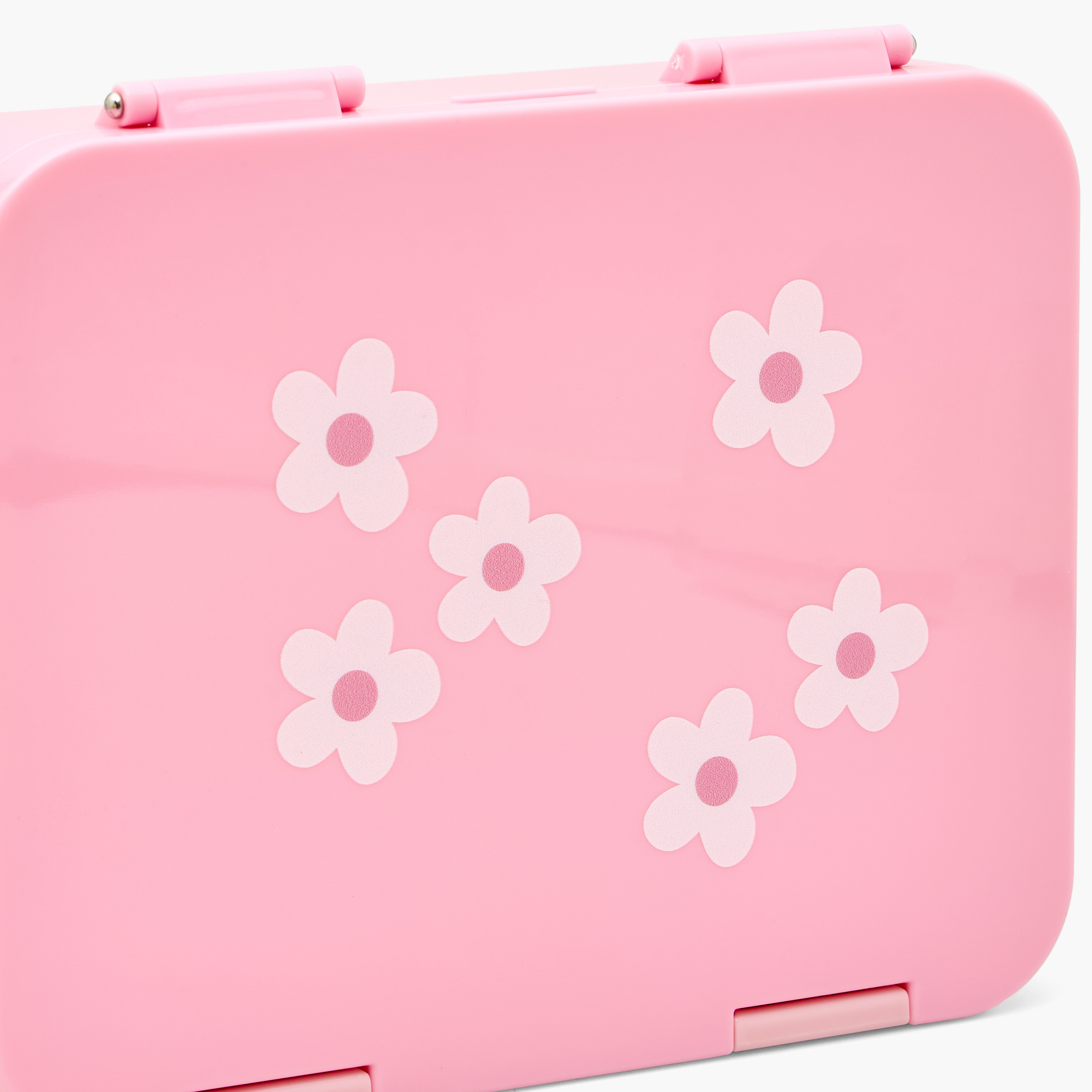 صندوق غداء بينتو بمشبك إغلاق وطبعات زهرية للبنات من جونيورز - 1 لتر-school-lunchessentials-lunchboxes-image-5