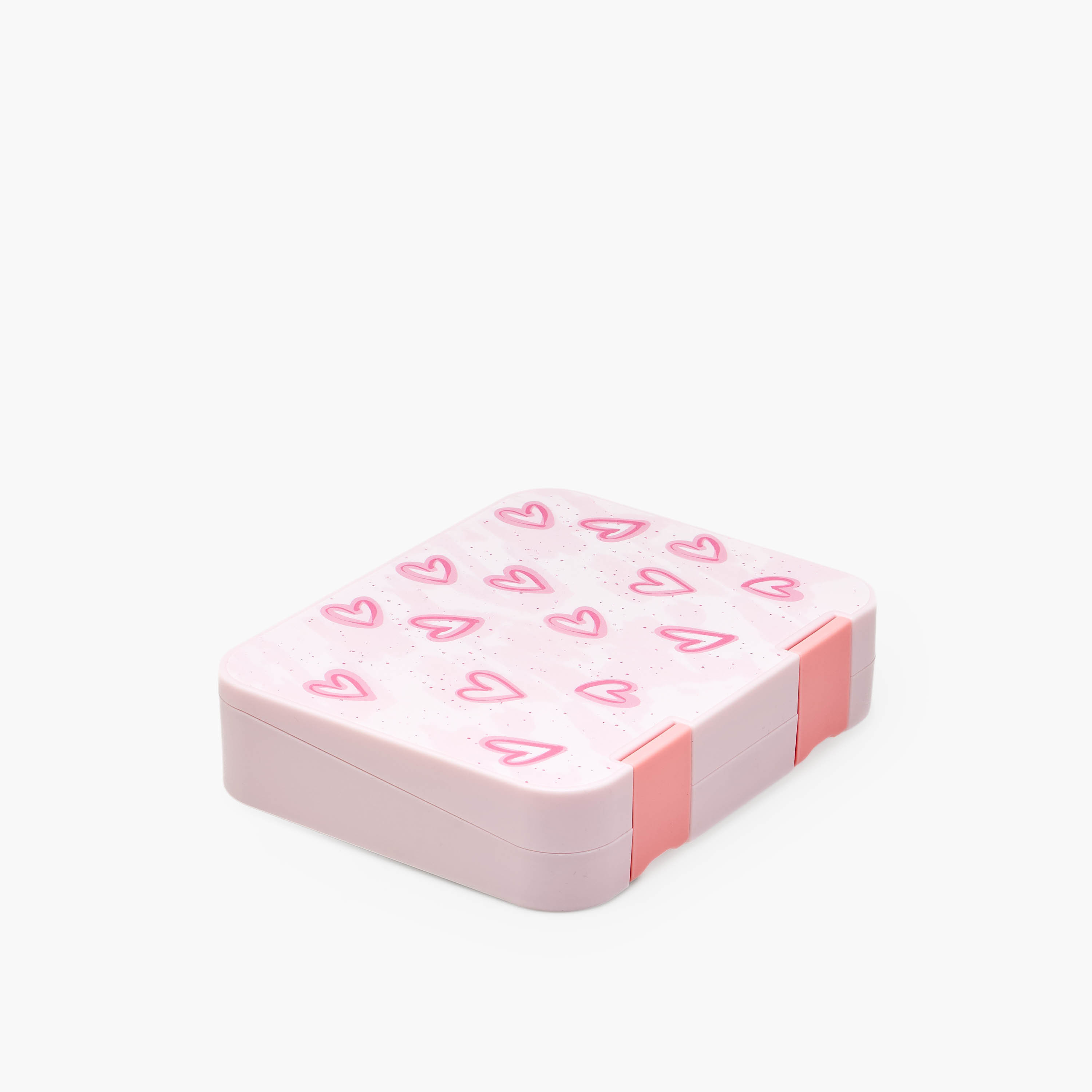 Juniors Heart Print Lunch Box for Girls with Compartments-school-lunchessentials-lunchboxes-image-1