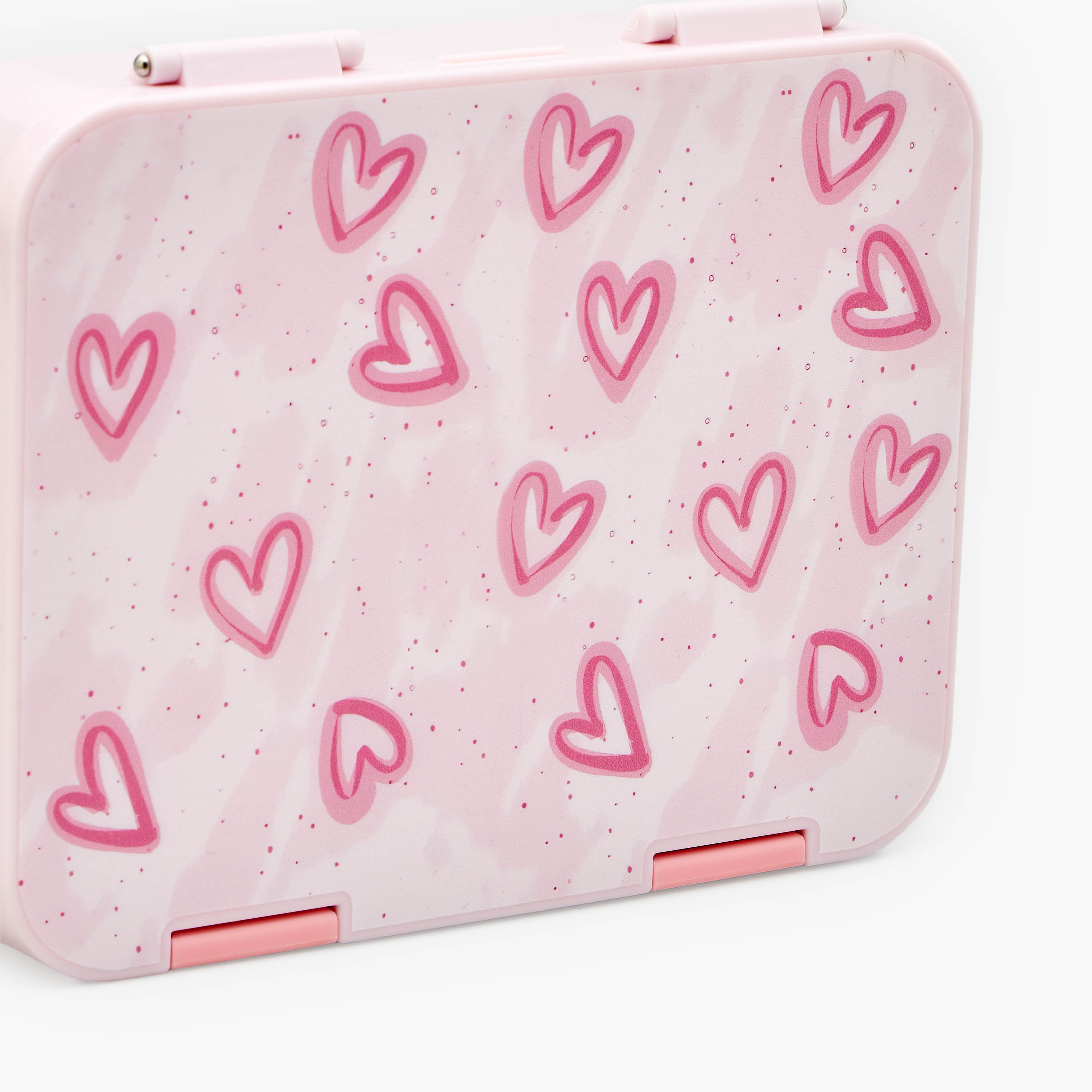 Juniors Heart Print Lunch Box for Girls with Compartments-school-lunchessentials-lunchboxes-image-4