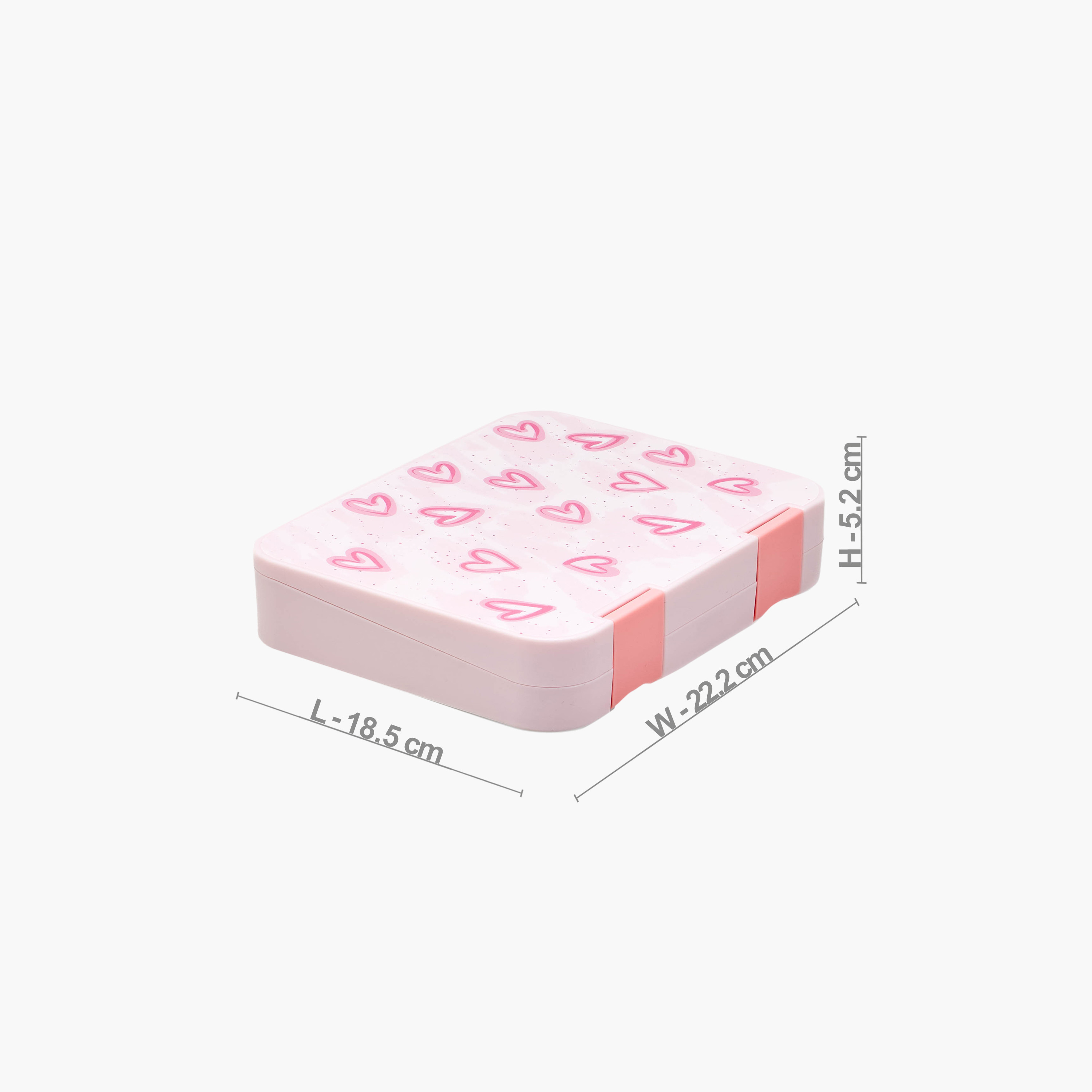 Juniors Heart Print Lunch Box for Girls with Compartments-school-lunchessentials-lunchboxes-image-9