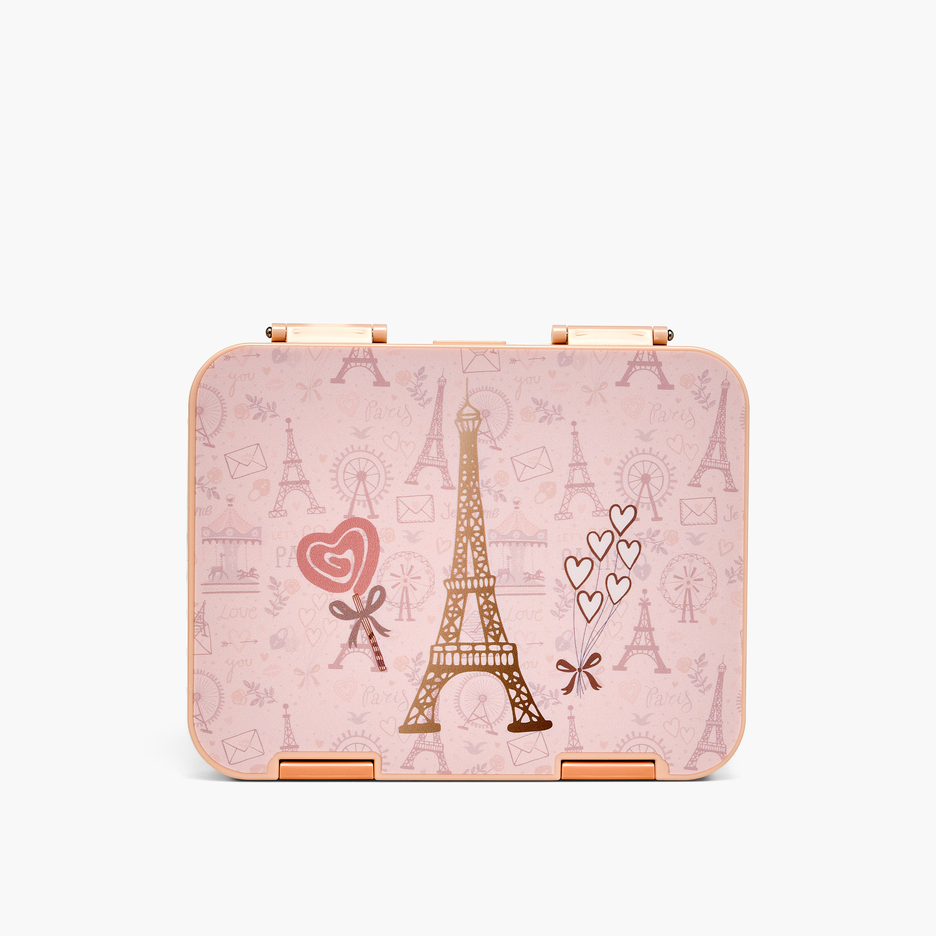 Juniors Paris Print Bento Box for Girls 8-12 Years with 6 Compartments - 1 L-school-lunchessentials-lunchboxes-image-3