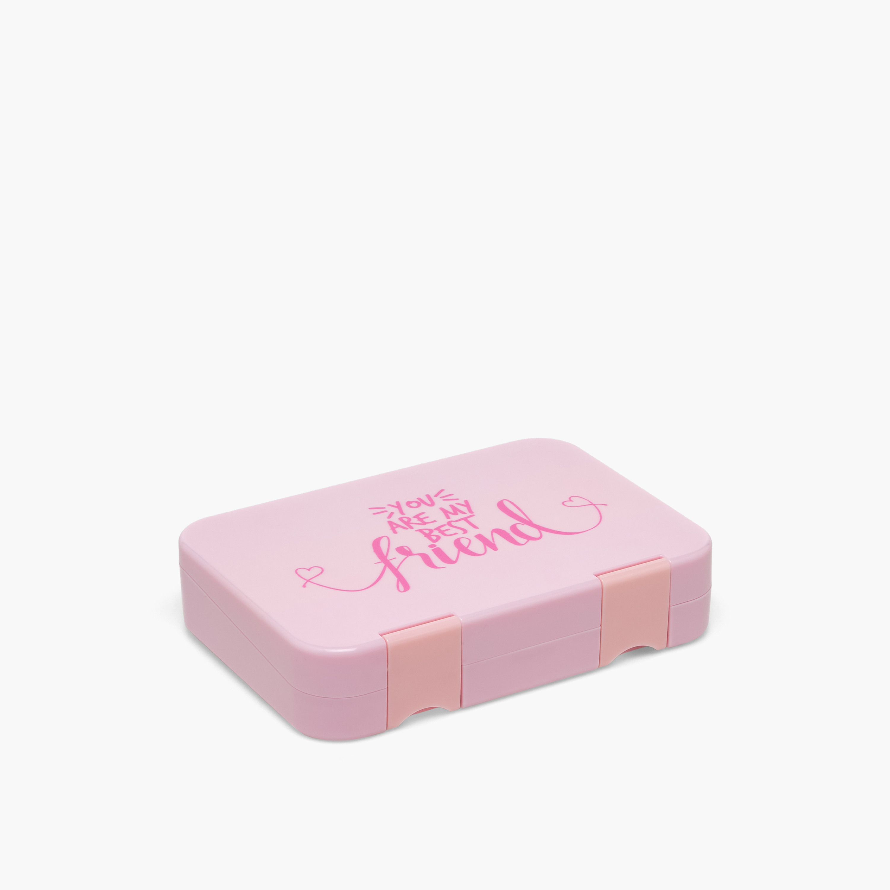 Juniors Slogan Print Bento Lunch Box for Girls with Clip Lock Lid - 750 ml-school-lunchessentials-lunchboxes-image-11