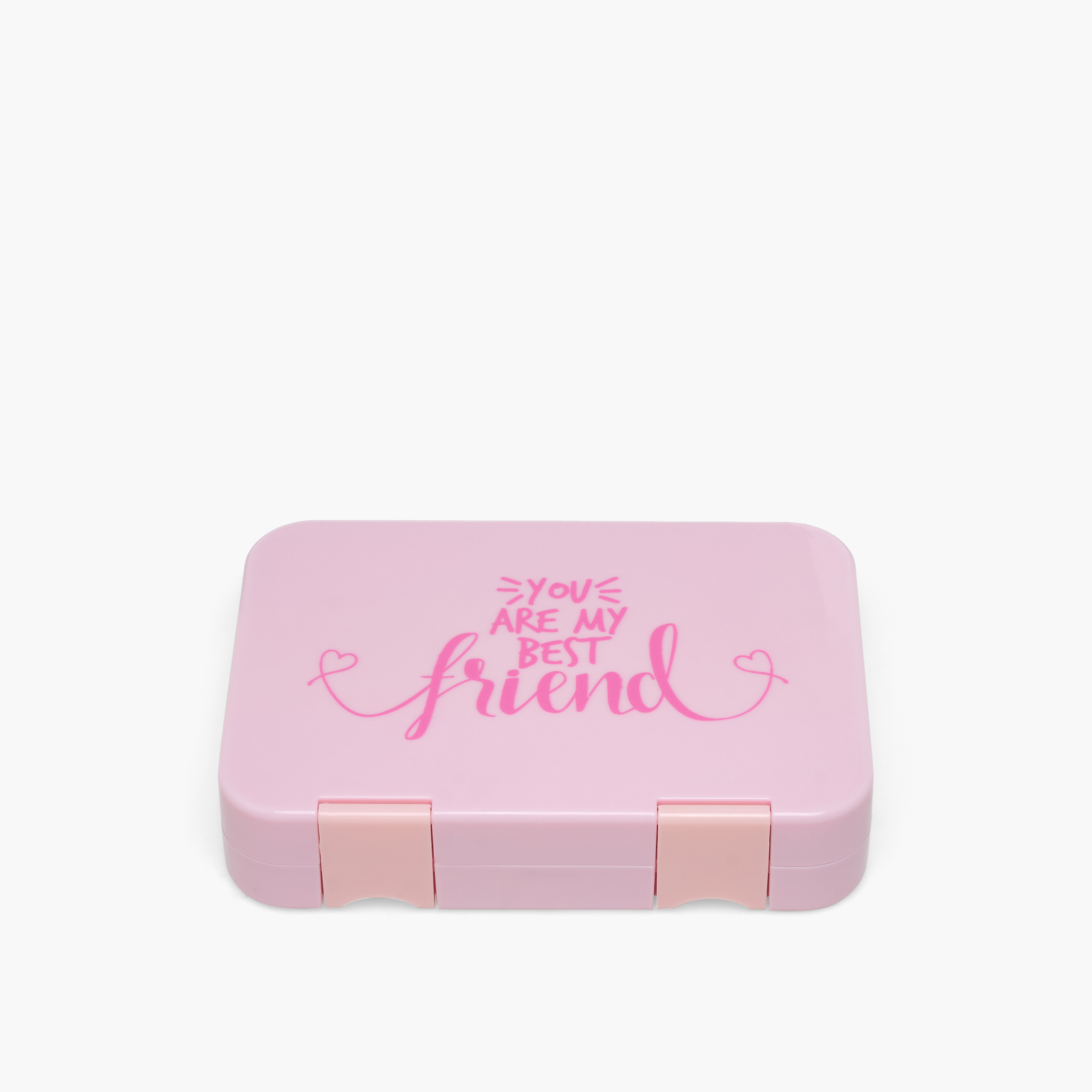Juniors Slogan Print Bento Lunch Box for Girls with Clip Lock Lid - 750 ml-school-lunchessentials-lunchboxes-image-2