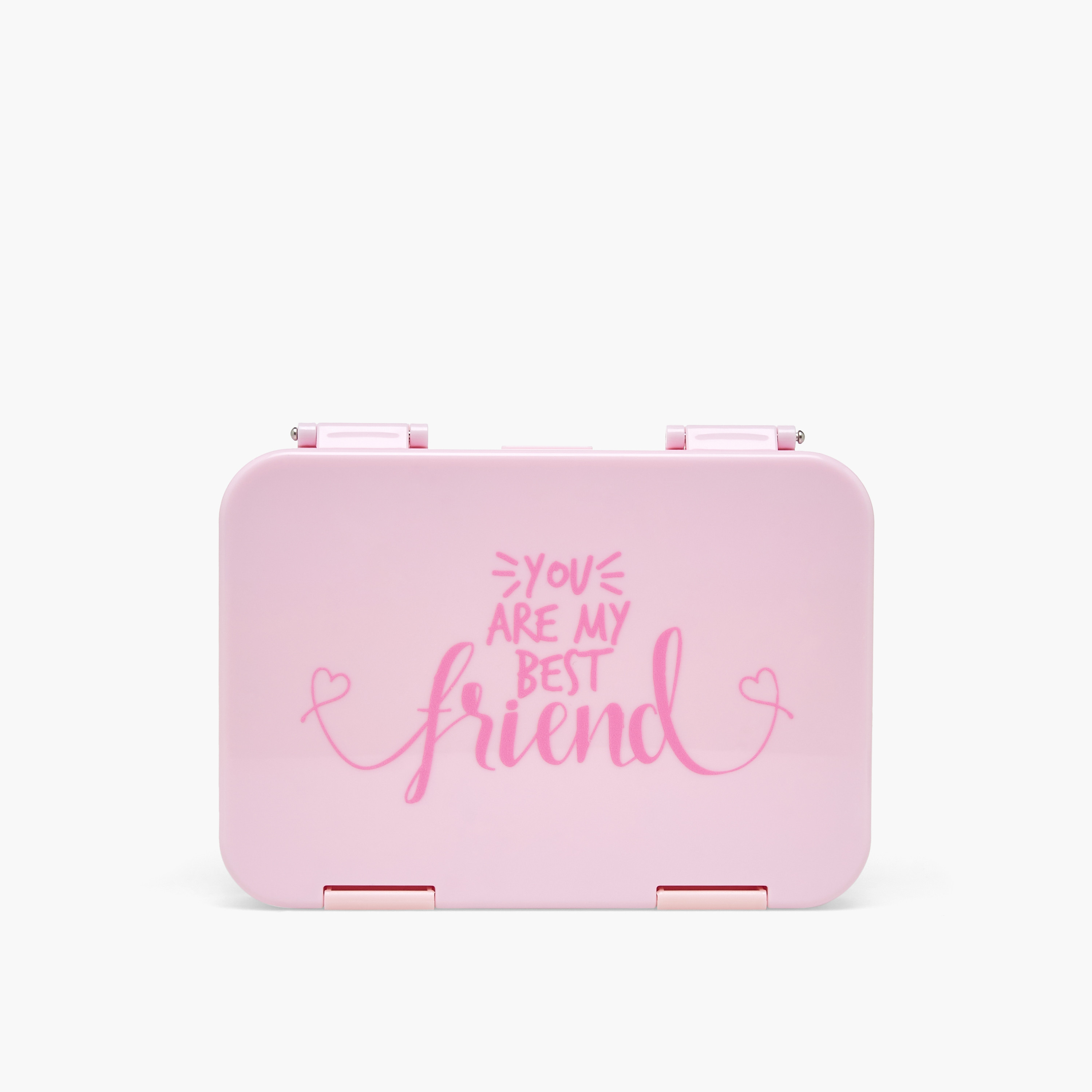 Juniors Slogan Print Bento Lunch Box for Girls with Clip Lock Lid - 750 ml-school-lunchessentials-lunchboxes-image-4