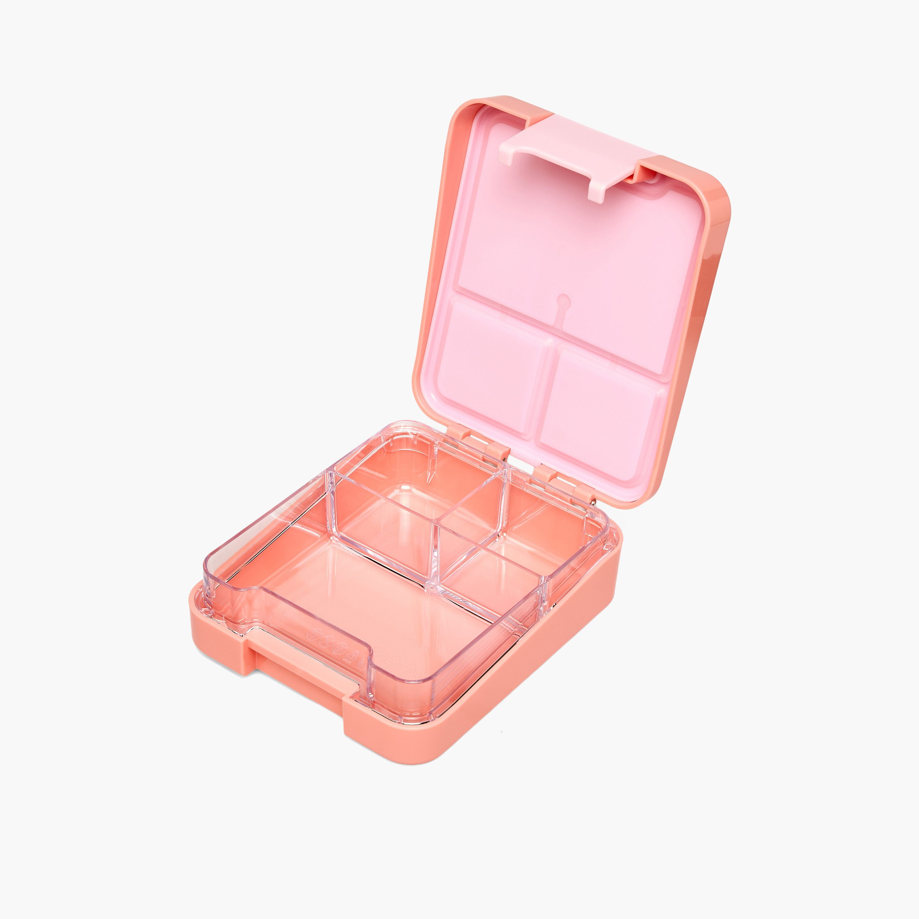 صندوق بينتو بـ3 أقسام وطبعات أرانب للبنات بعمر 3-5 سنوات من جونيورز - 640 مل-school-lunchessentials-lunchboxes-image-6