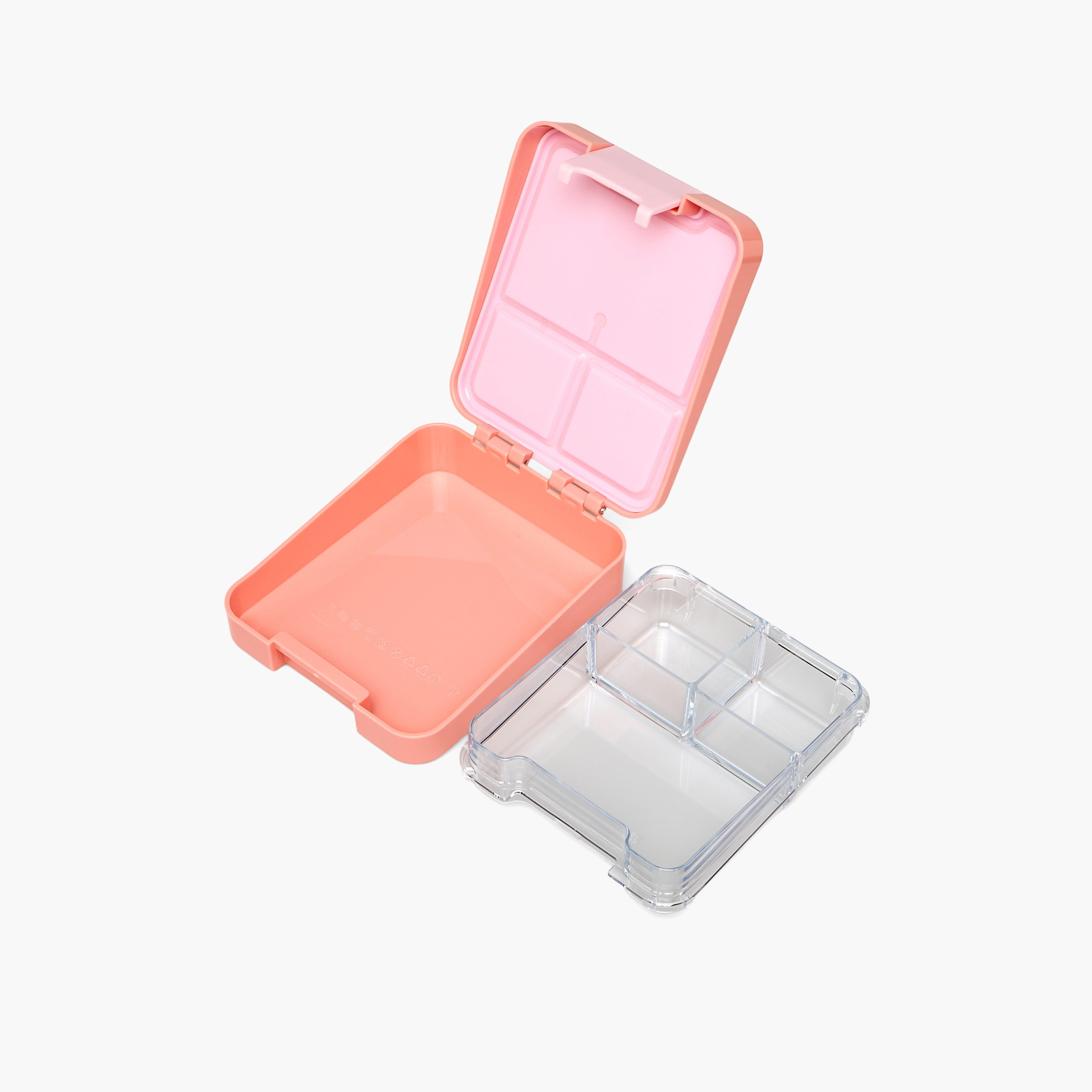 صندوق بينتو بـ3 أقسام وطبعات أرانب للبنات بعمر 3-5 سنوات من جونيورز - 640 مل-school-lunchessentials-lunchboxes-image-7
