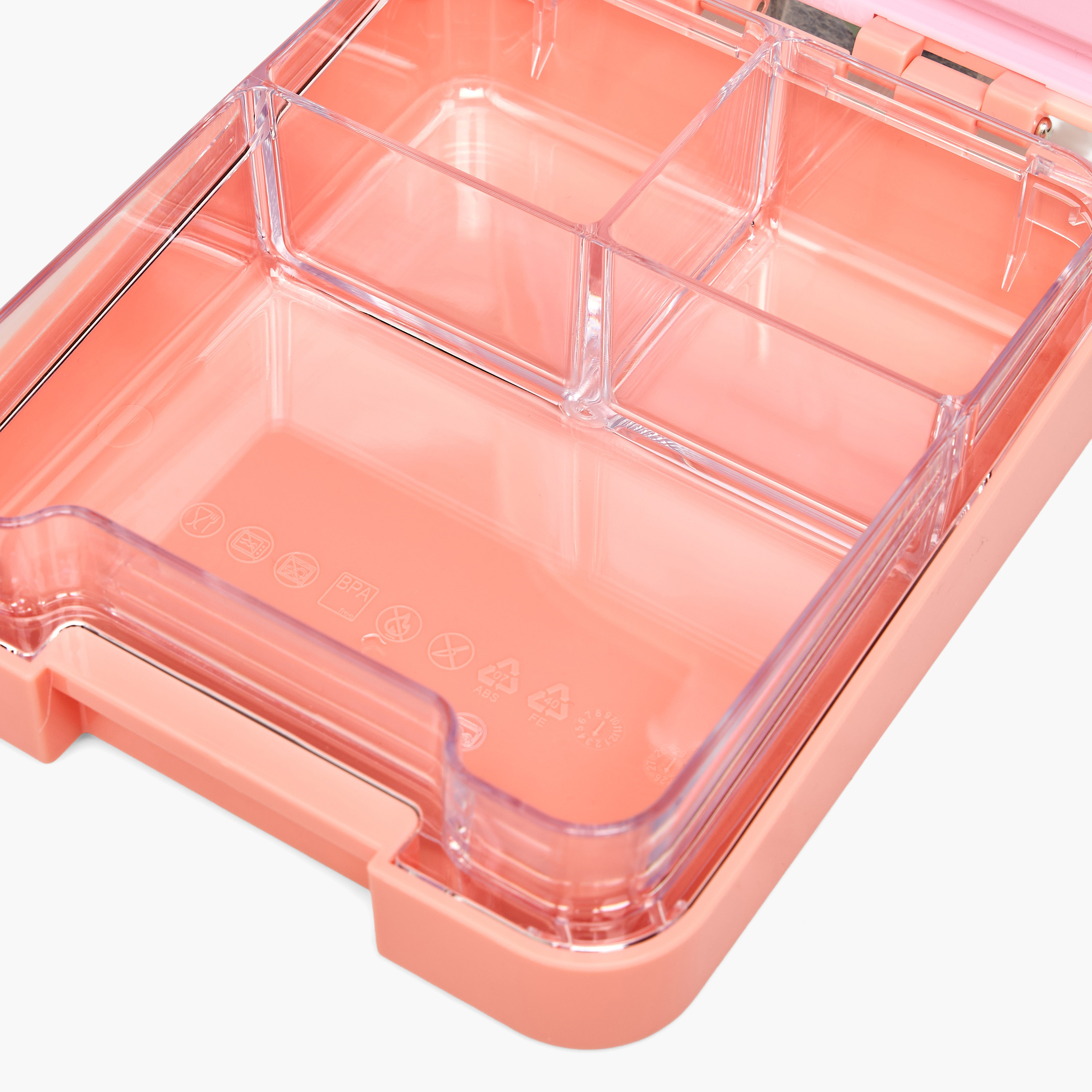 صندوق بينتو بـ3 أقسام وطبعات أرانب للبنات بعمر 3-5 سنوات من جونيورز - 640 مل-school-lunchessentials-lunchboxes-image-9