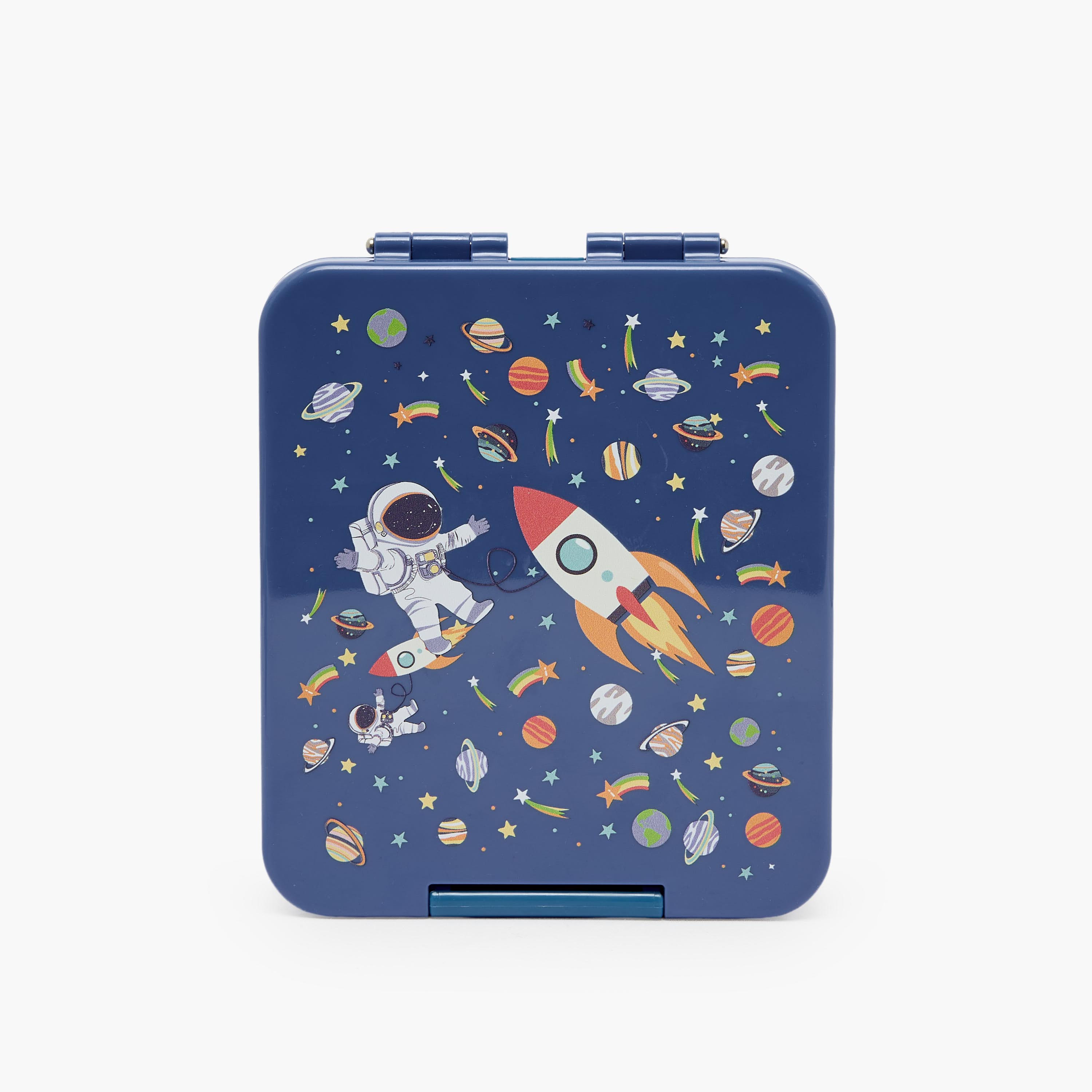 Juniors Astronaut Print Bento Lunch Box for Boys with Clip Lock Lid - 640 ml-school-lunchessentials-lunchboxes-image-3