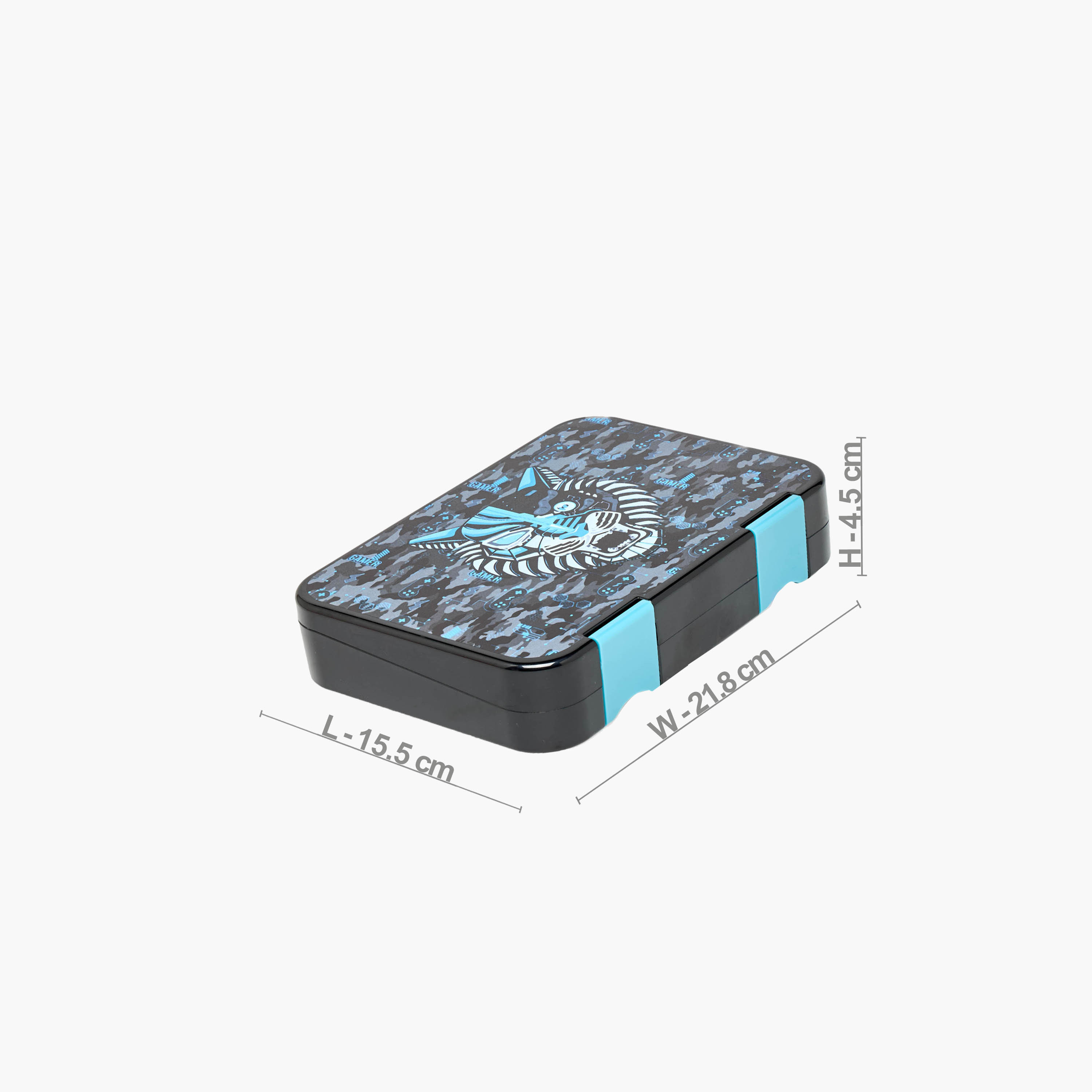 Juniors Tiger Print Lunch Box for Boys with Compartments - 750 ml-school-lunchessentials-lunchboxes-image-11