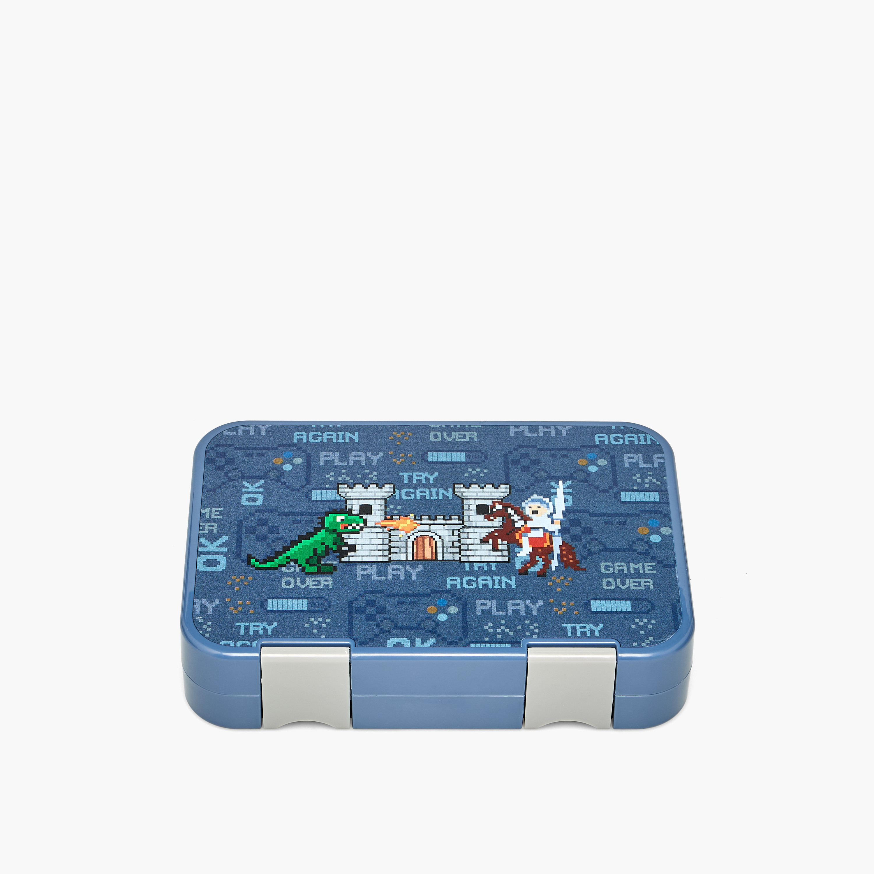 Juniors Gaming Print Bento Box for Boys with Clip Lock Lid - 750 ml-school-lunchessentials-lunchboxes-image-2