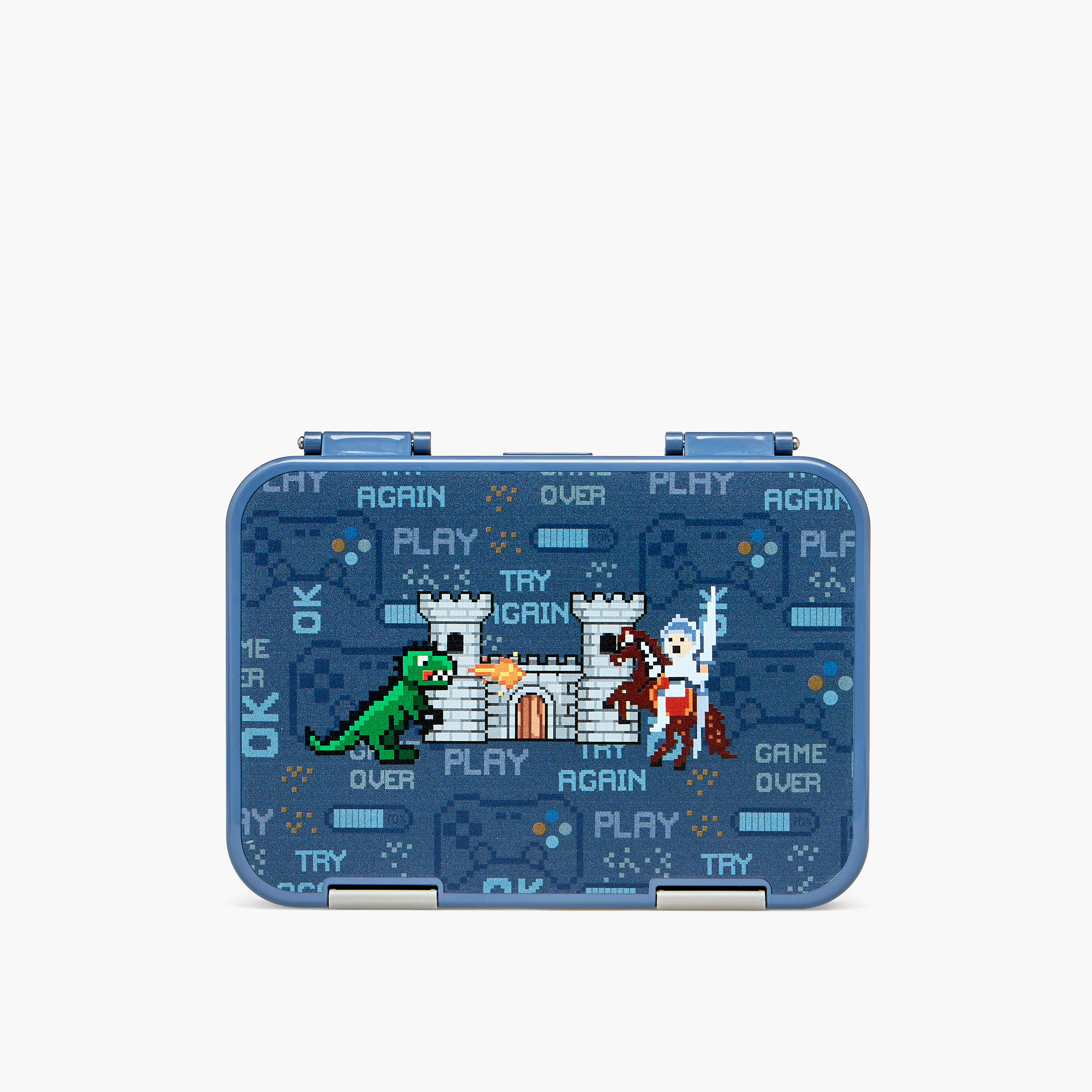 Juniors Gaming Print Bento Box for Boys with Clip Lock Lid - 750 ml-school-lunchessentials-lunchboxes-image-4