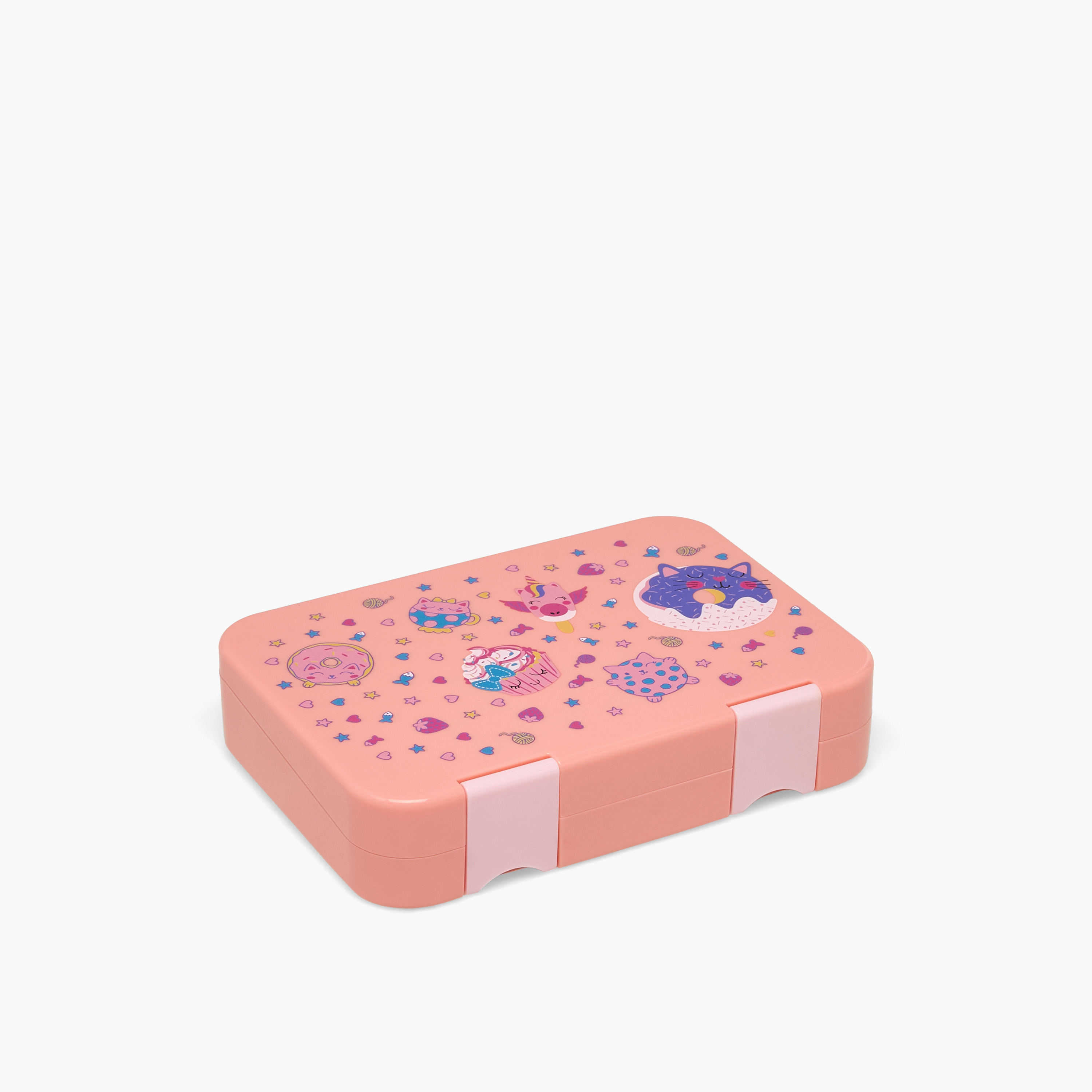Juniors Cupcake Print Bento Lunch Box for Girls with Clip Lock Lid - 750 ml-school-lunchessentials-lunchboxes-image-11