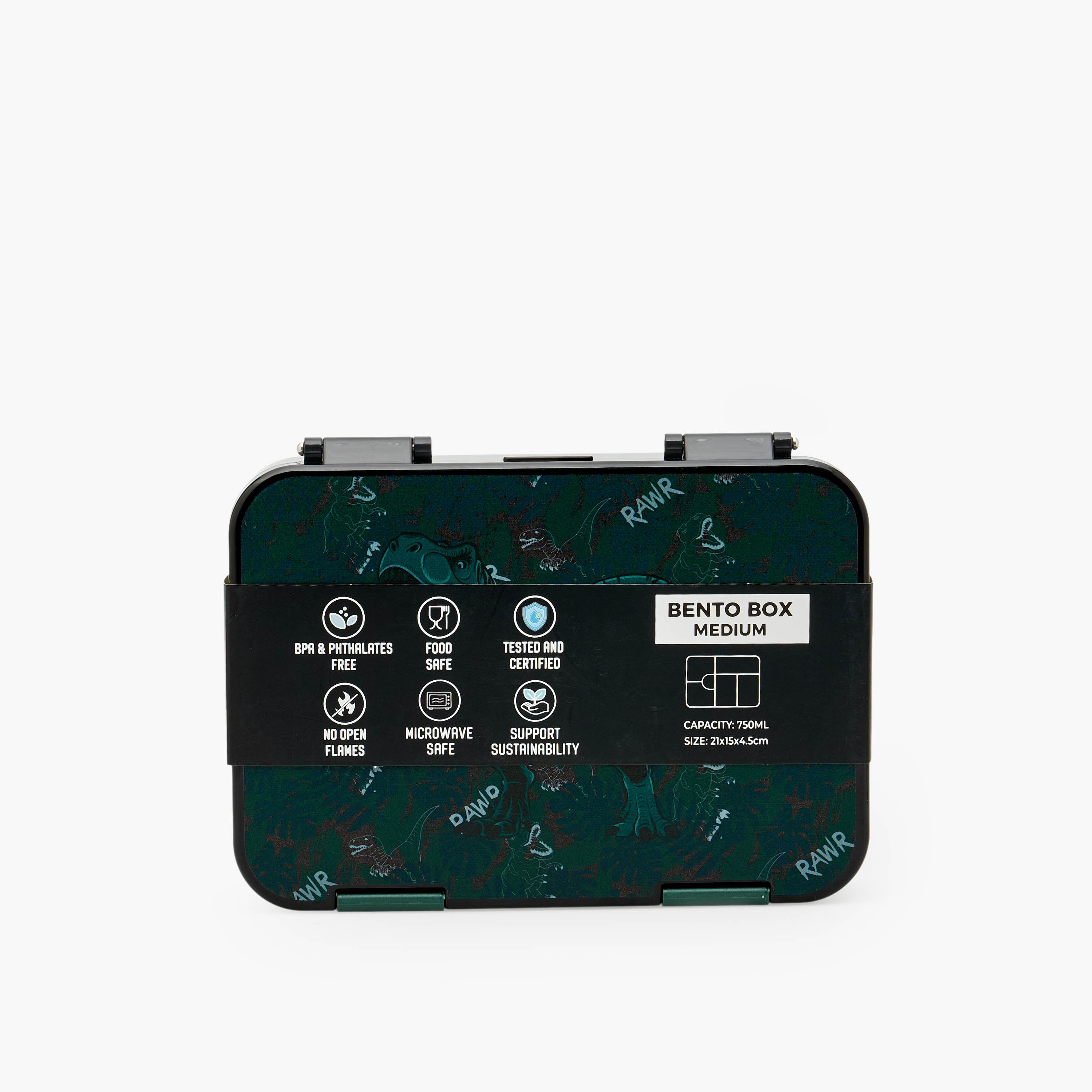 Juniors Dinosaur Print Lunch Box for Boys with Compartments - 750 ml-school-lunchessentials-lunchboxes-image-12