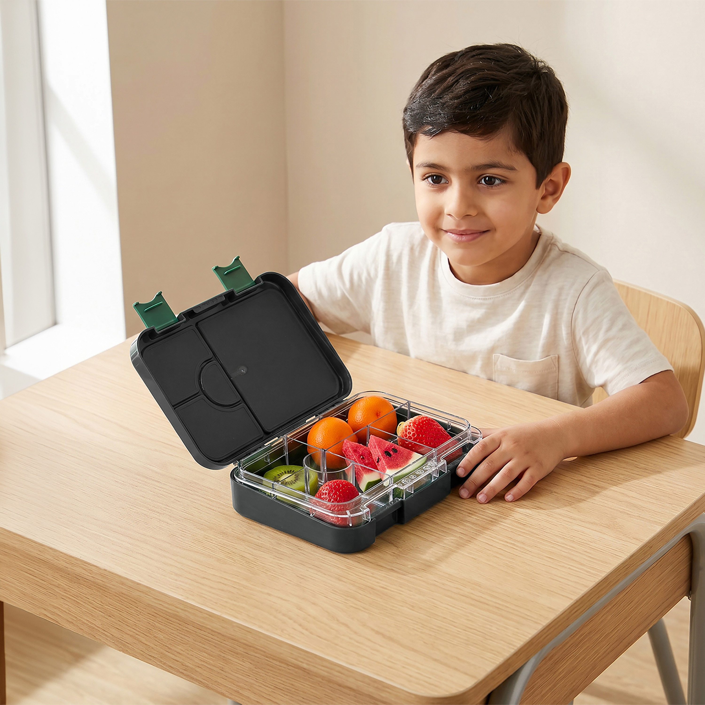 Juniors Dinosaur Print Lunch Box for Boys with Compartments - 750 ml-school-lunchessentials-lunchboxes-image-3