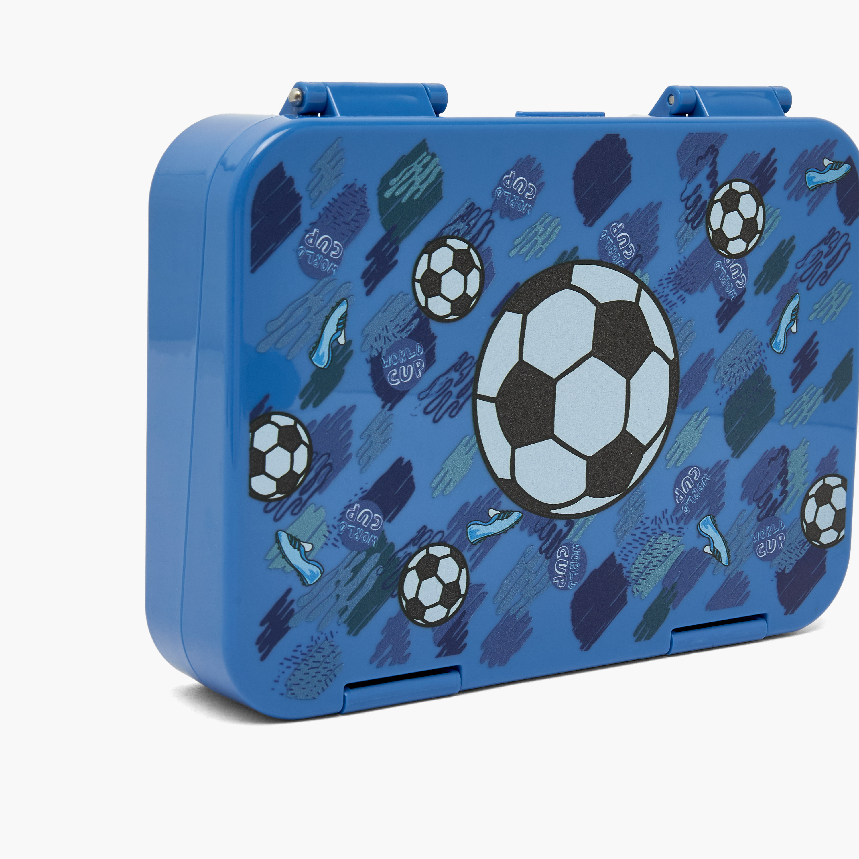 Juniors Football Print Bento Lunch Box for Boys with Clip Lock Lid - 750 ml-school-lunchessentials-lunchboxes-image-5