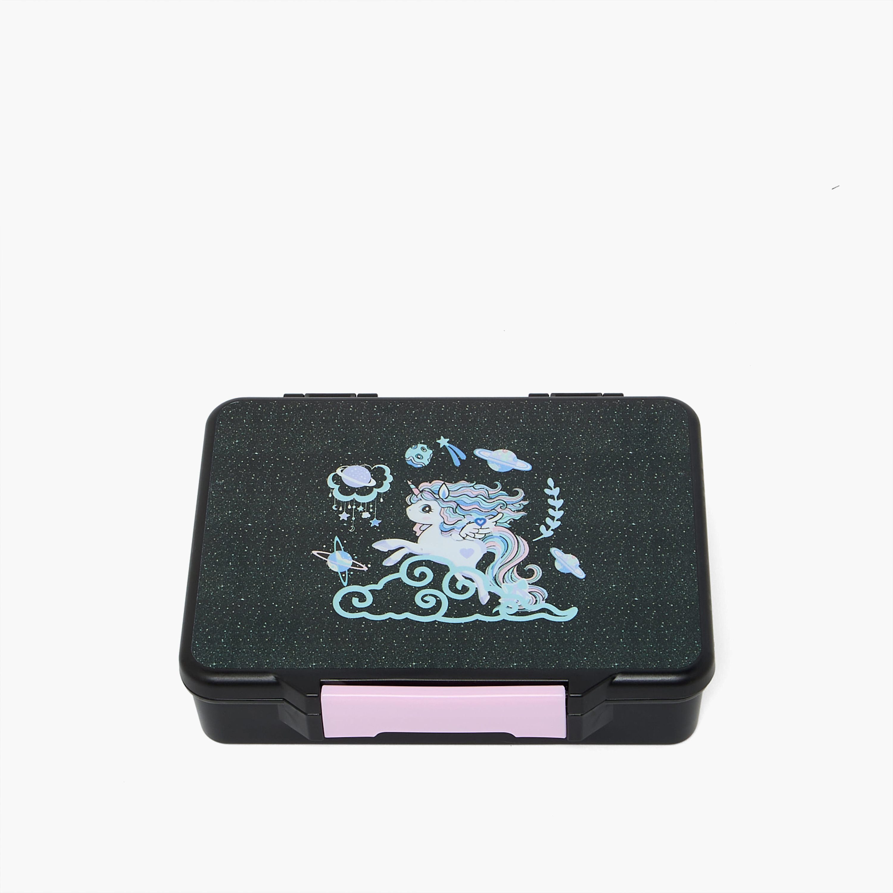 Juniors Unicorn Print Bento Lunch Box for Girls with Cutlery - 1.2 L-school-lunchessentials-lunchboxes-image-2