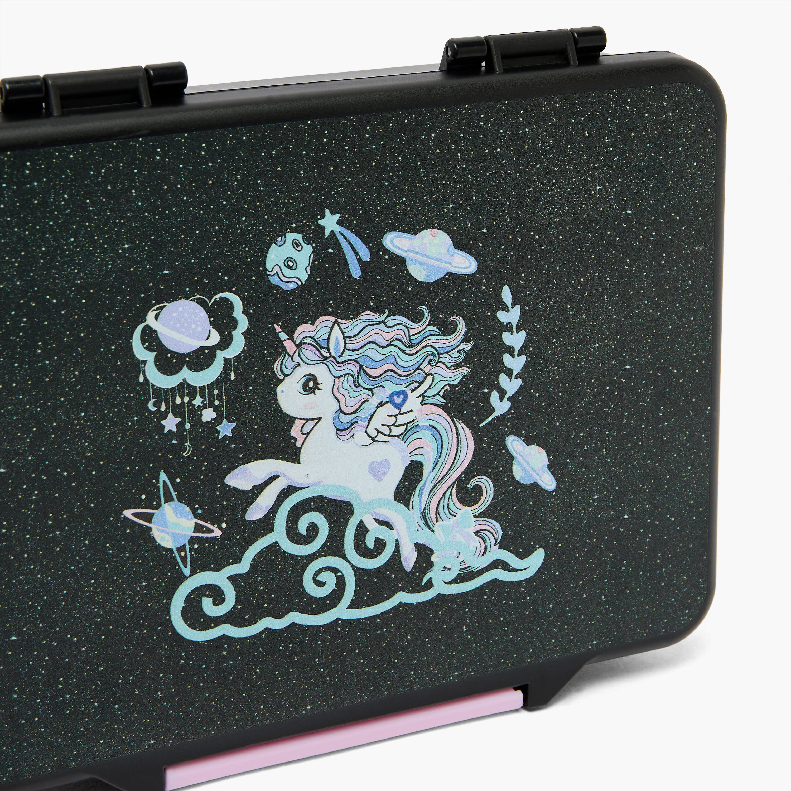 Juniors Unicorn Print Bento Lunch Box for Girls with Cutlery - 1.2 L-school-lunchessentials-lunchboxes-image-4