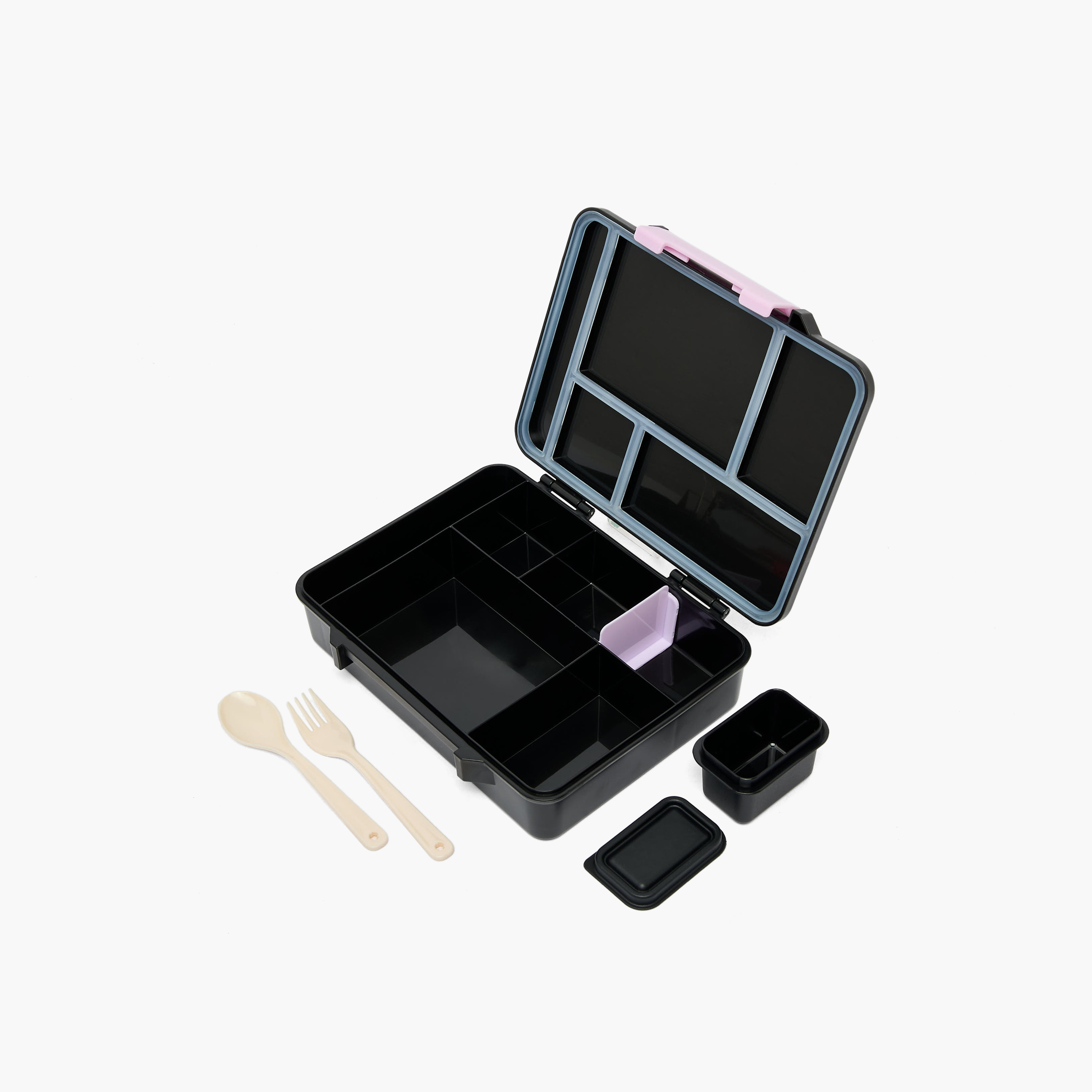 Juniors Unicorn Print Bento Lunch Box for Girls with Cutlery - 1.2 L-school-lunchessentials-lunchboxes-image-7
