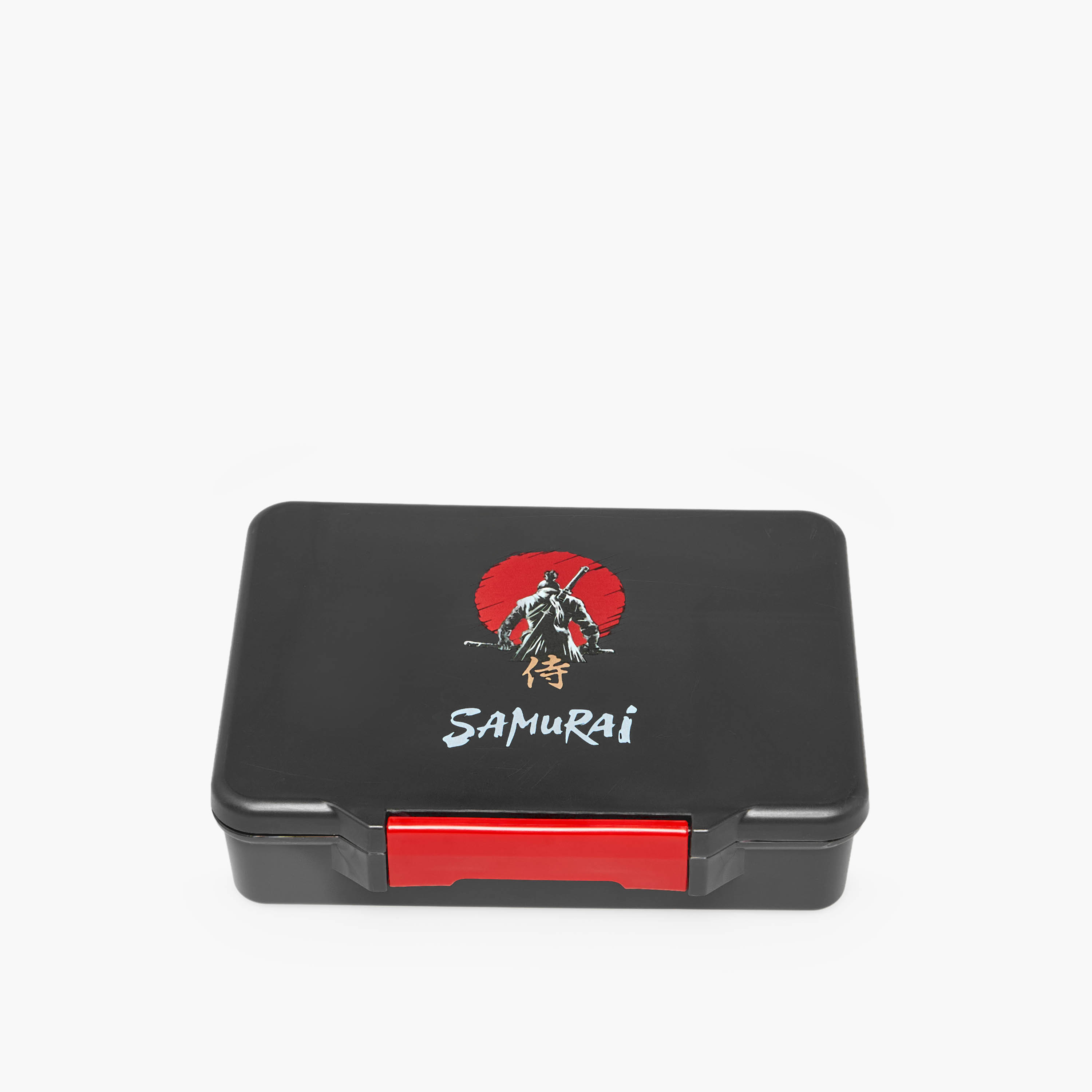 Juniors Samurai Print Bento Lunch Box for Boys with Cutlery - 1.2 L-school-lunchessentials-lunchboxes-image-2