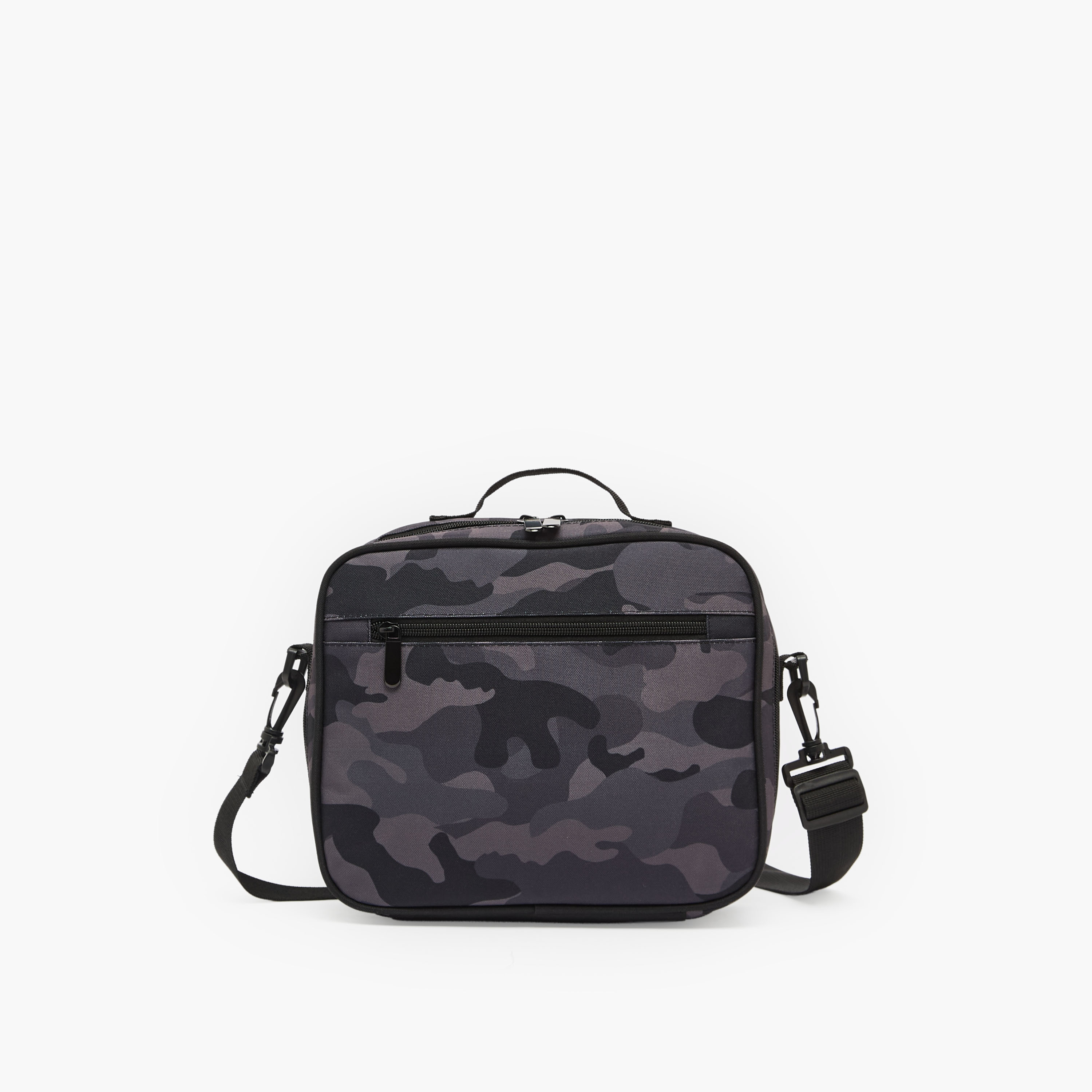 Juniors Camouflage Print Lunch Box for Boys with Clip Lock Lid-school-lunchessentials-lunchbags-image-1