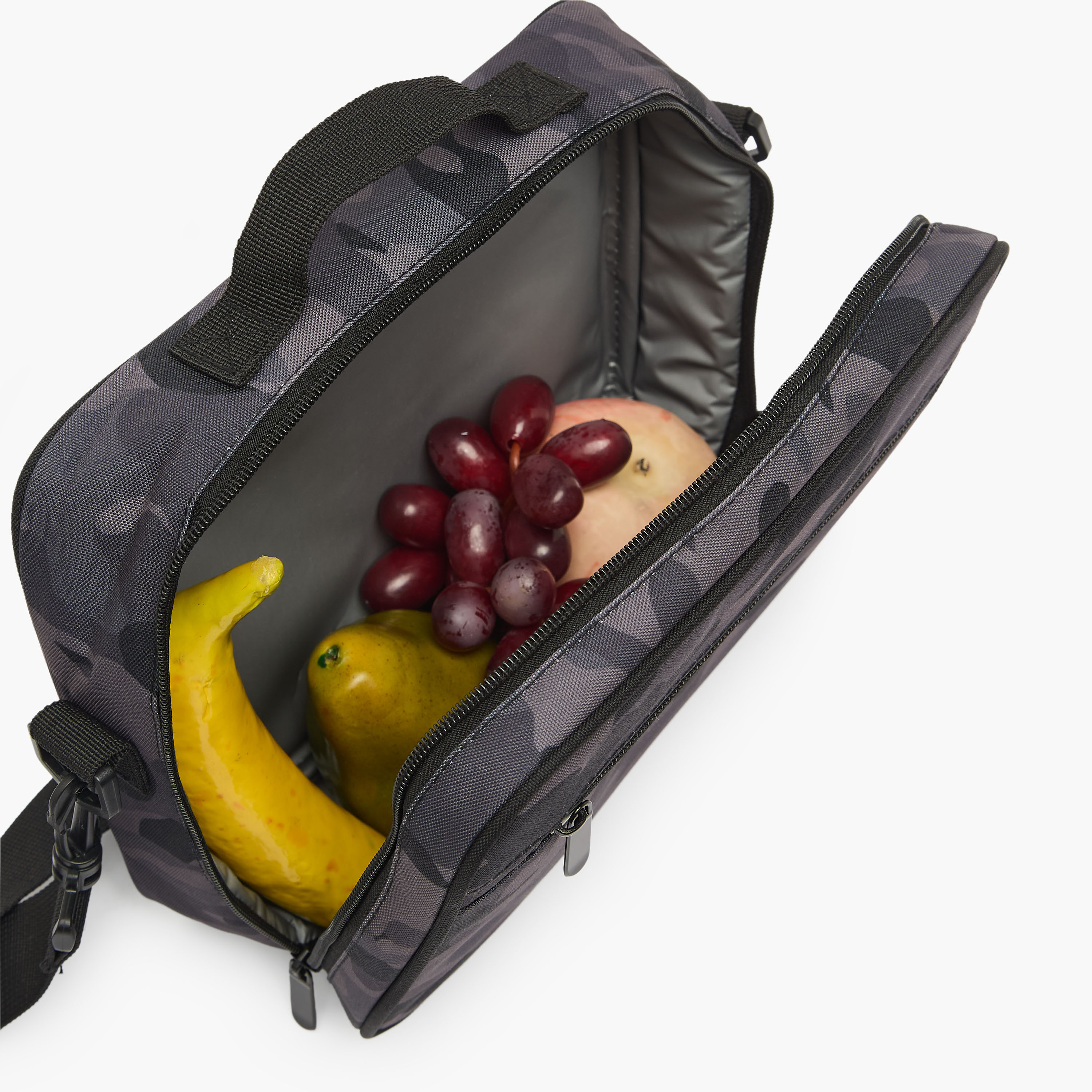 Juniors Camouflage Print Lunch Box for Boys with Clip Lock Lid-school-lunchessentials-lunchbags-image-4