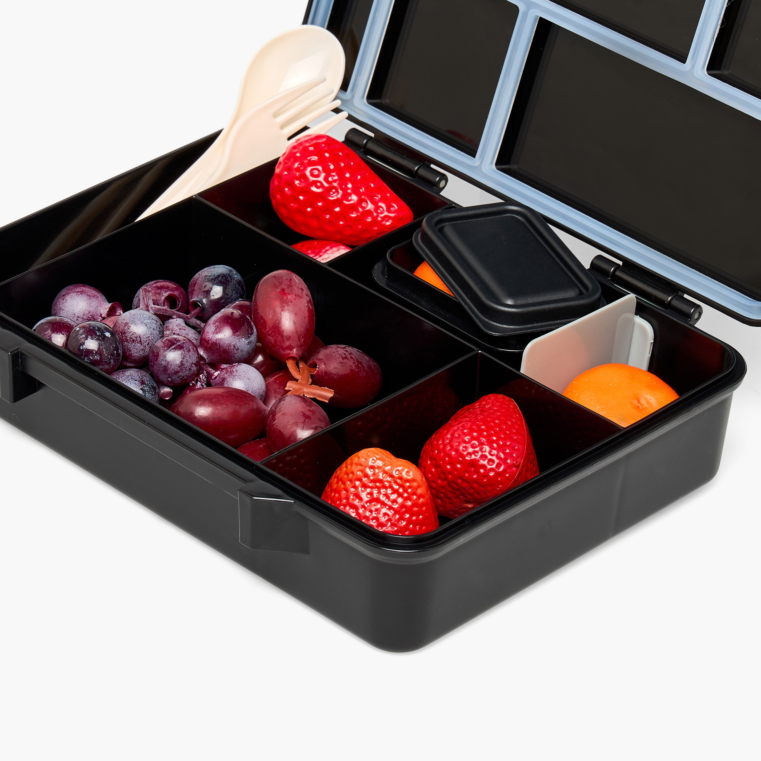 Juniors Camouflage Print Bento Box with Clip Lock Lid - 1.2 L-school-lunchessentials-lunchboxes-image-10