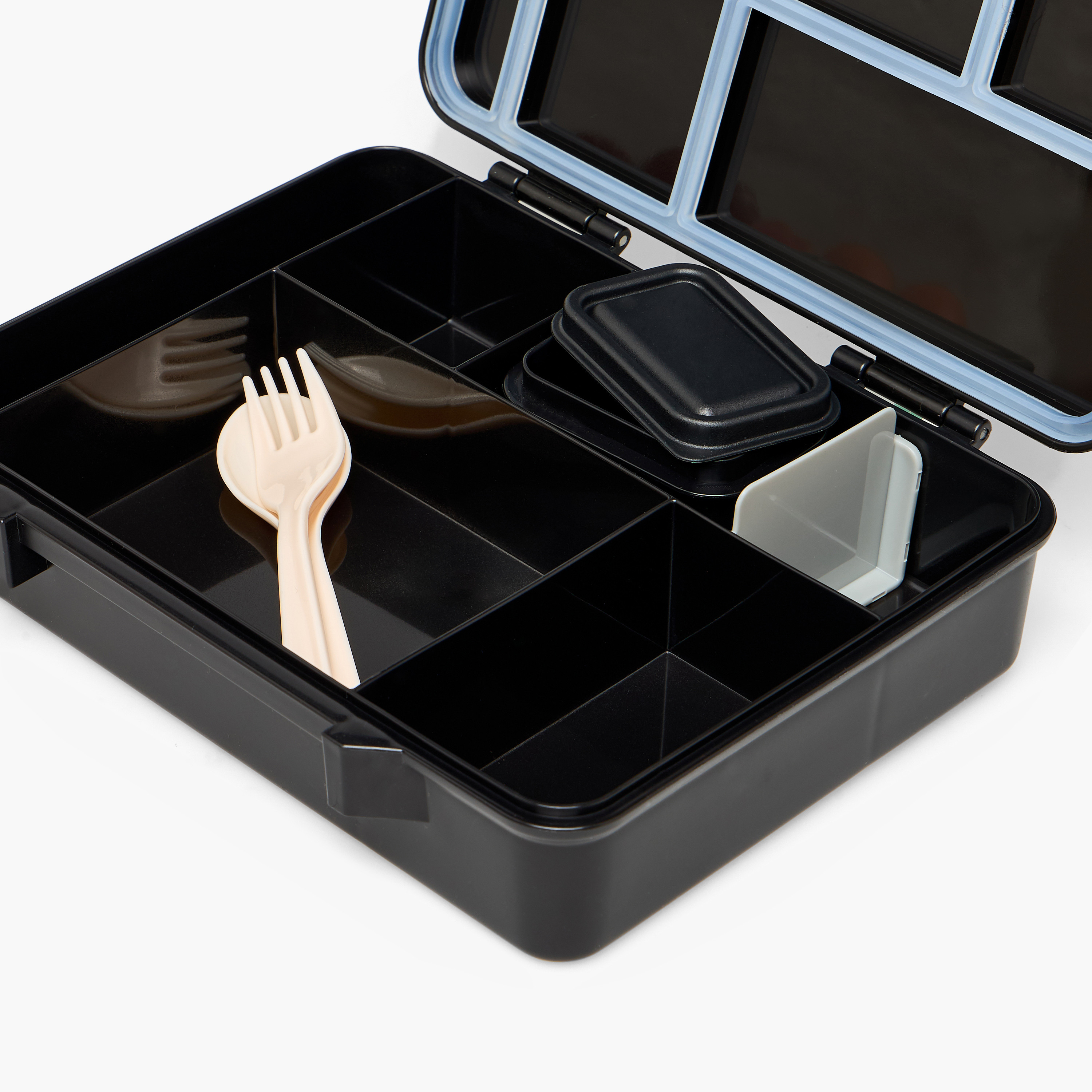 Juniors Camouflage Print Bento Box with Clip Lock Lid - 1.2 L-school-lunchessentials-lunchboxes-image-8