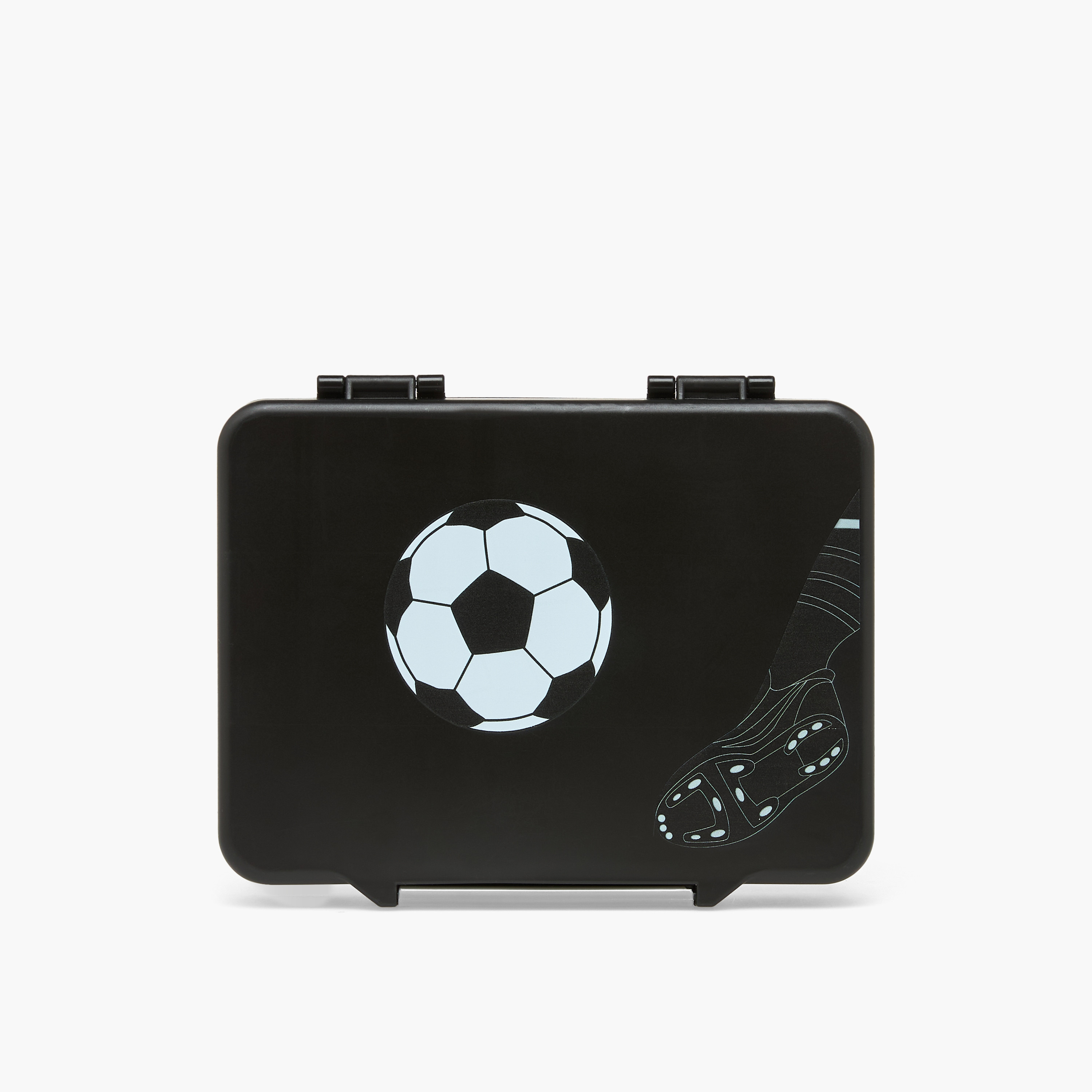 Juniors Football Print Bento Lunch Box for Boys 8-12 Years with Cutlery - 1.2 L-school-lunchessentials-lunchboxes-image-4
