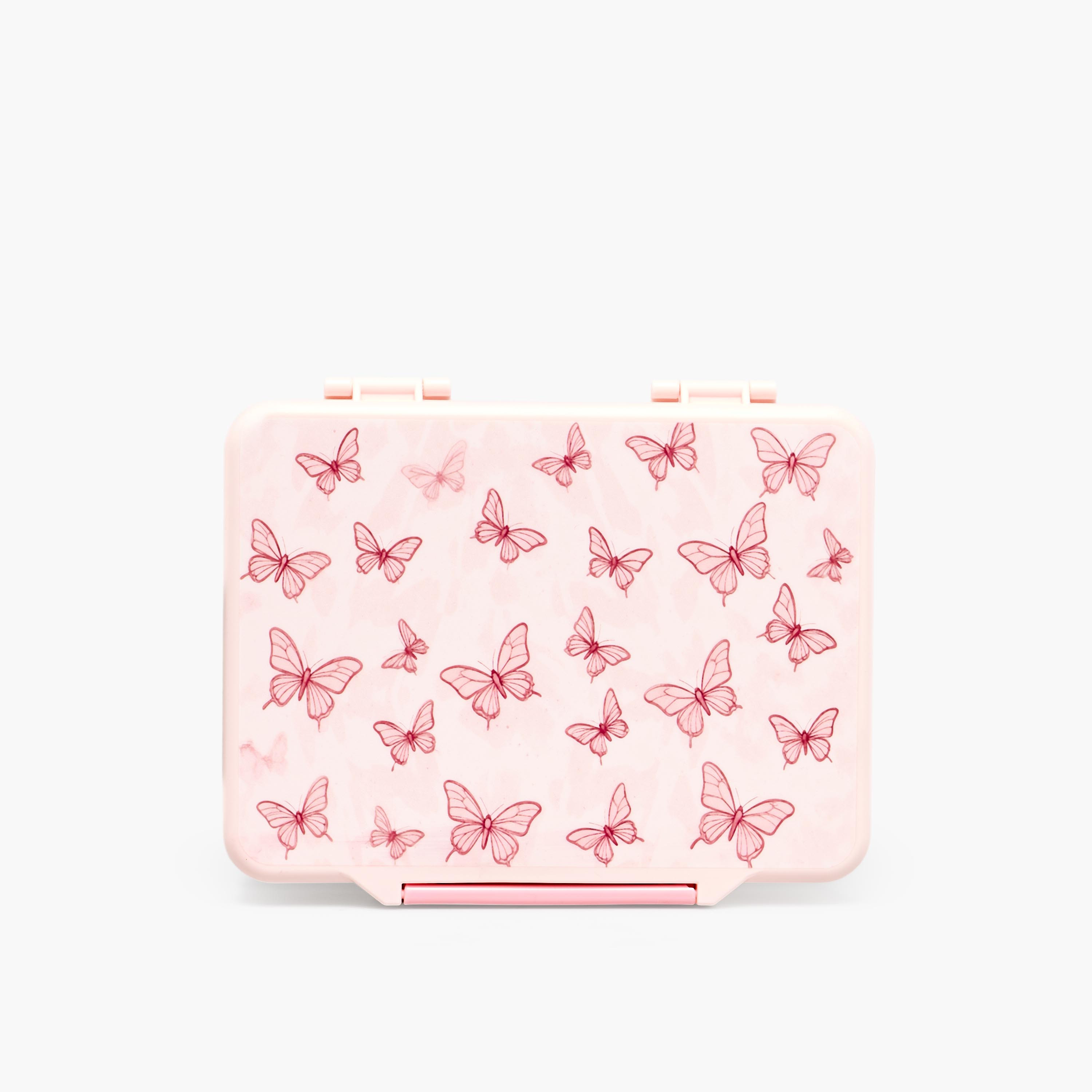 Juniors Butterfly Print Bento Lunch Box for Girls with Cutlery - 1.2 L-school-lunchessentials-lunchboxes-image-3