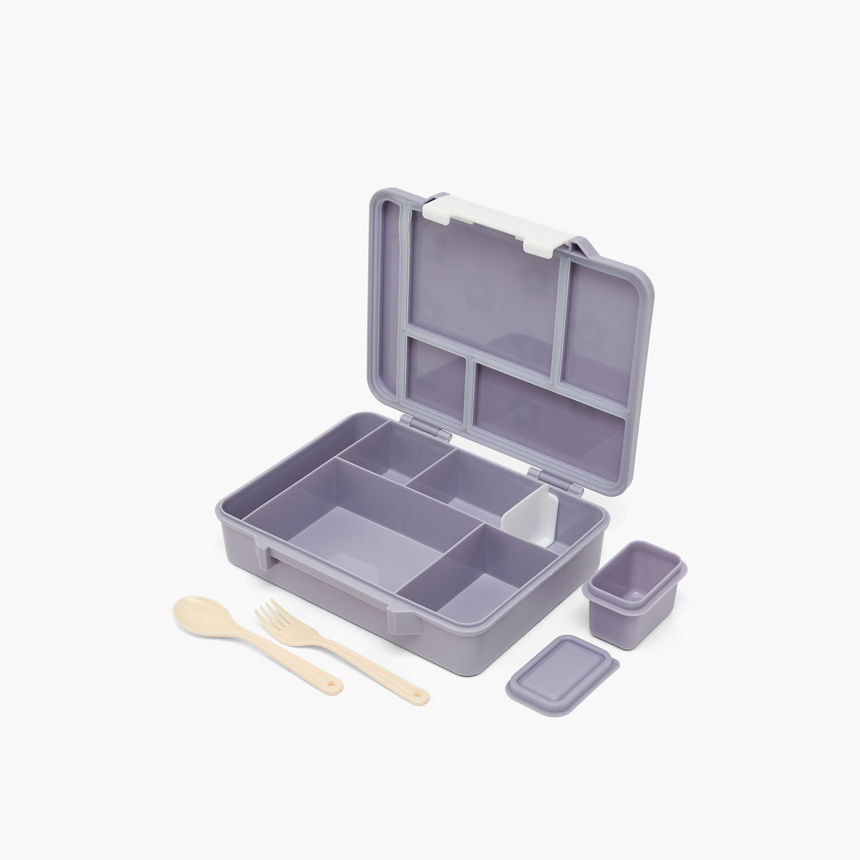 Juniors Floral Print Bento Lunch Box for Girls with Cutlery - 1.2 L-school-lunchessentials-lunchboxes-image-6