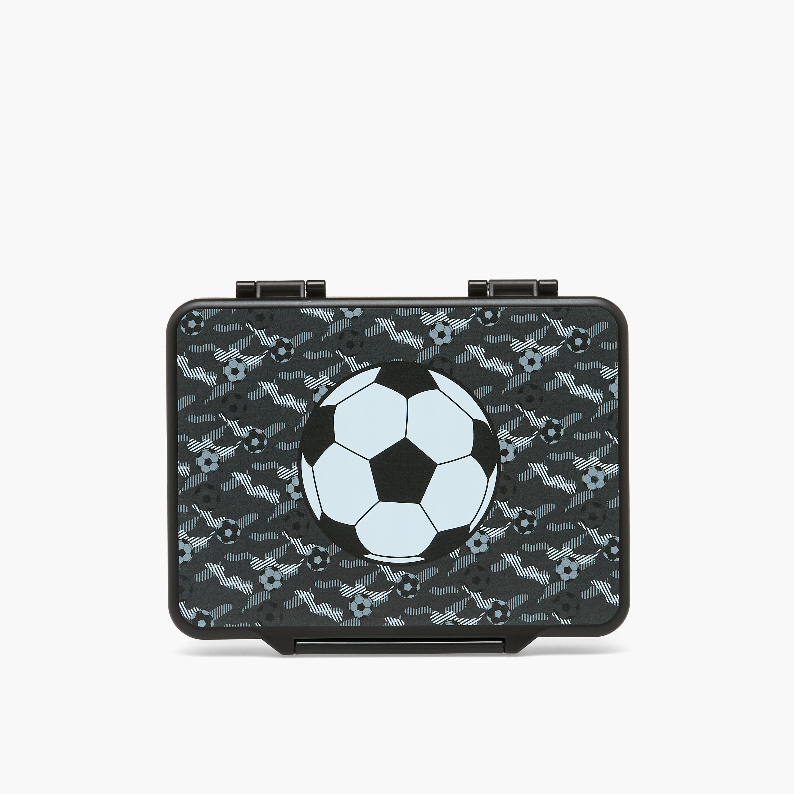 Juniors Football Print Bento Lunch Box for Boys with Cutlery - 1.2 L-school-lunchessentials-lunchboxes-image-4