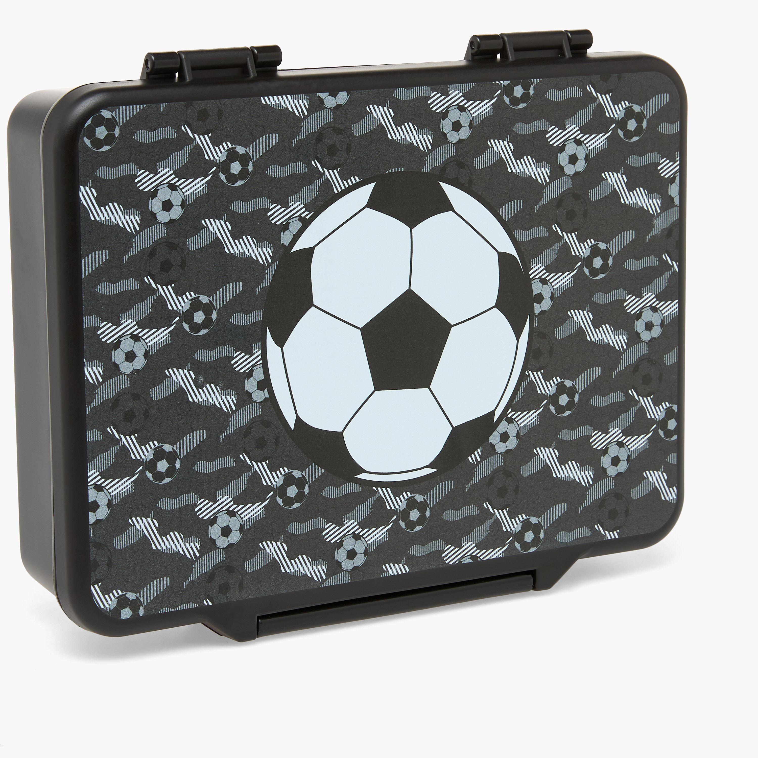 Juniors Football Print Bento Lunch Box for Boys with Cutlery - 1.2 L-school-lunchessentials-lunchboxes-image-5