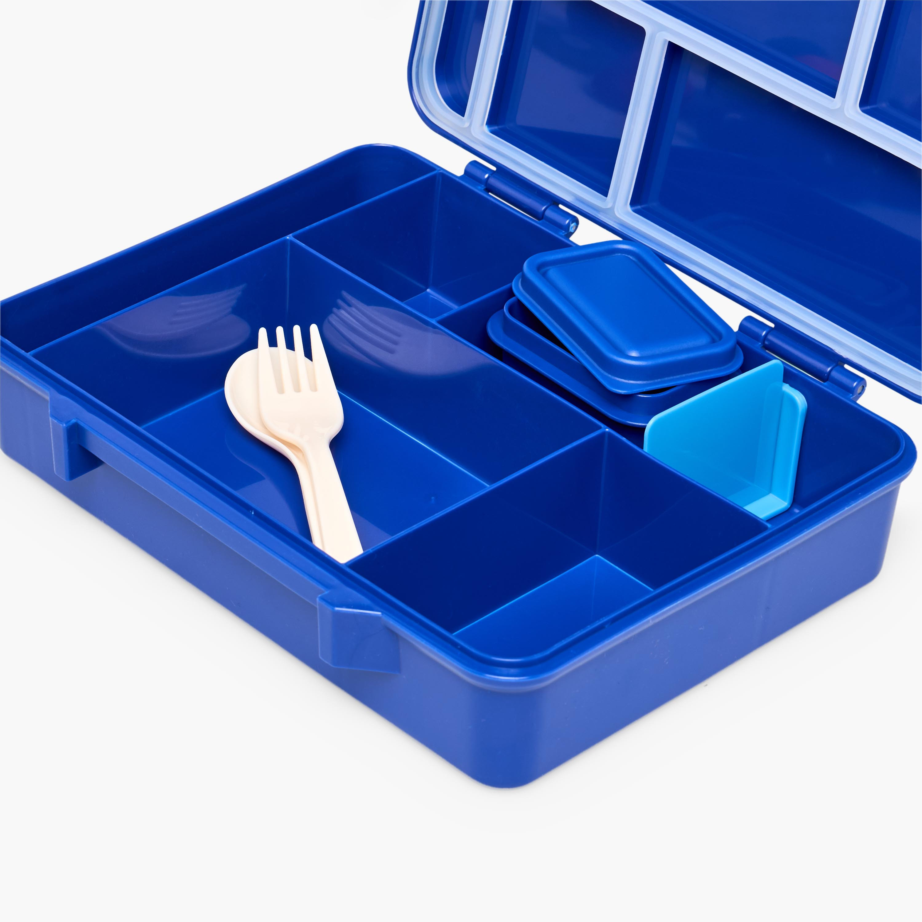 Juniors Astronaut Print Bento Lunch Box for Boys with Cutlery - 1.2 L-school-lunchessentials-lunchboxes-image-8