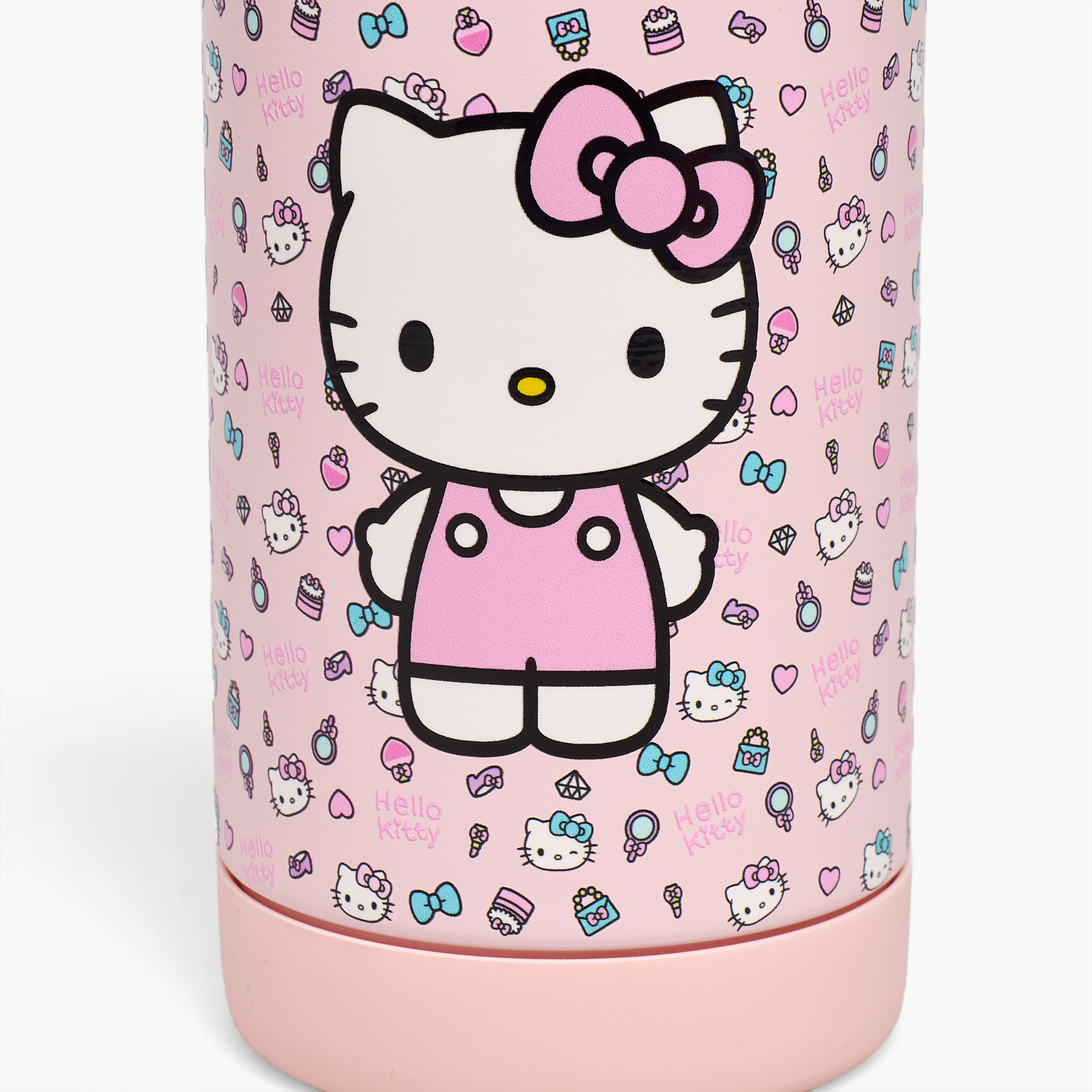 قارورة ماء ستانلس ستيل بفوهة وطبعات هالو كيتي من سانريو-school-waterbottles-image-7