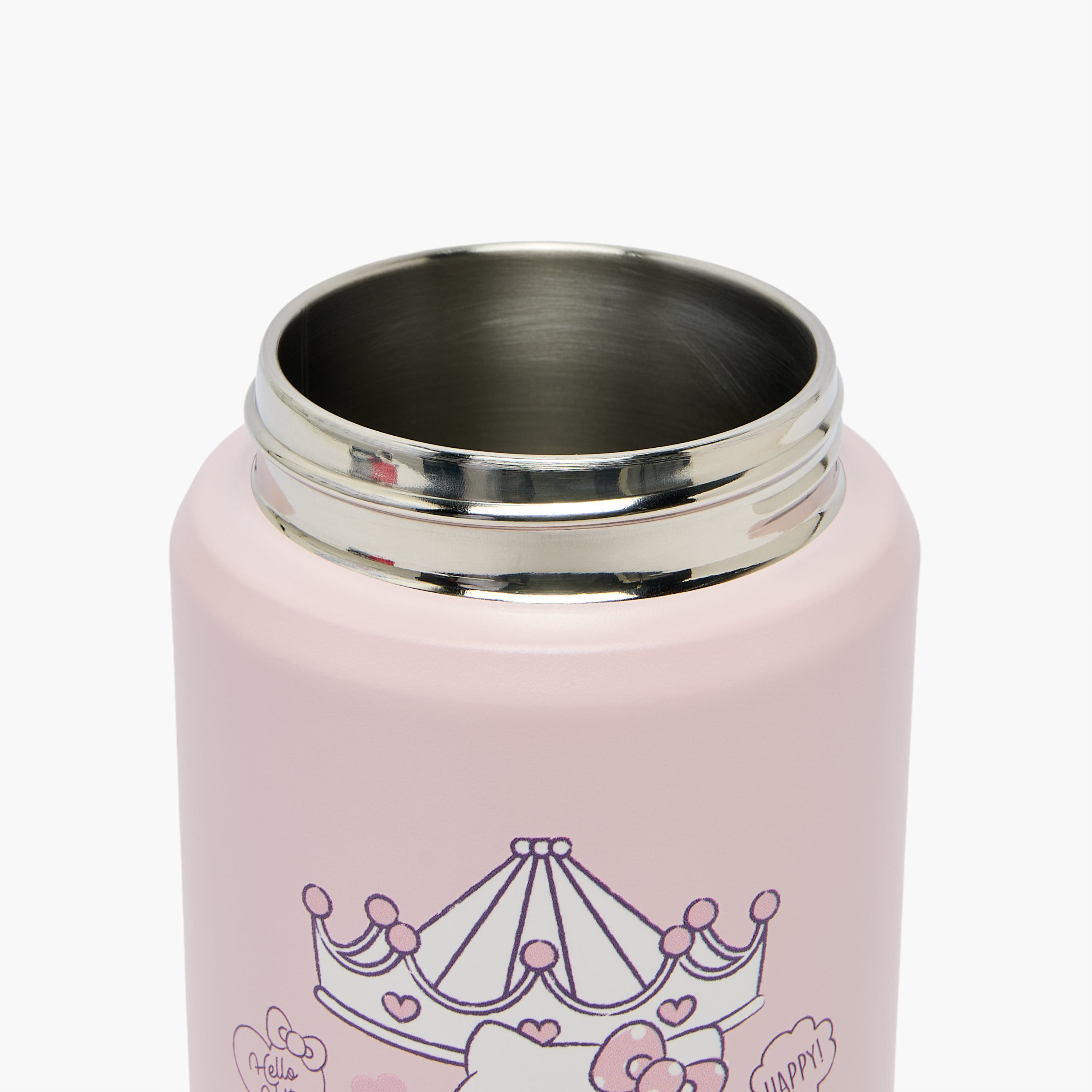 Sanrio Hello Kitty Stainless Steel Water Bottle with Wide Mouth and Carry Loop-school-waterbottles-image-5
