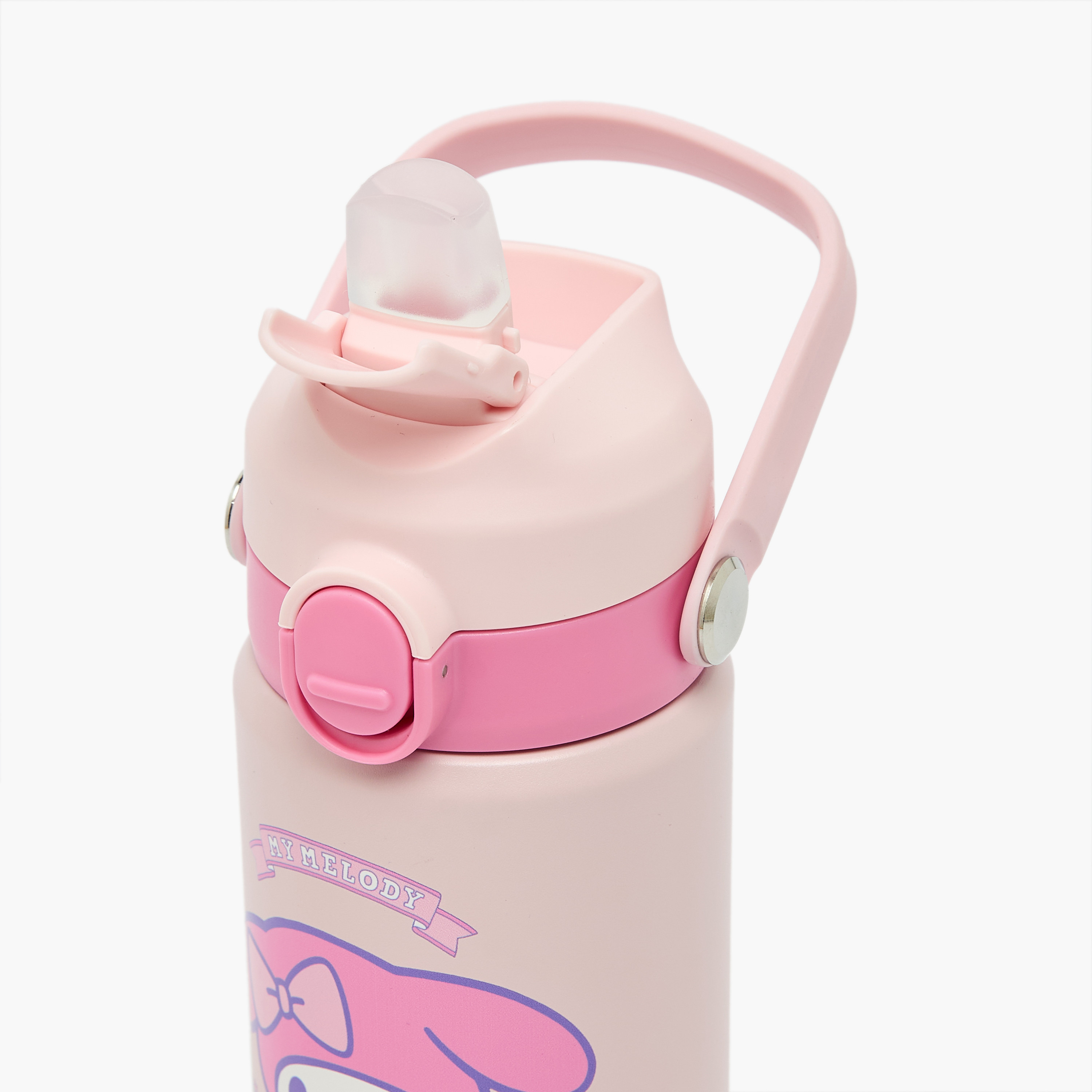 Sanrio My Melody Print Stainless Steel Water Bottle with Flip Spout and Handle-school-waterbottles-image-6