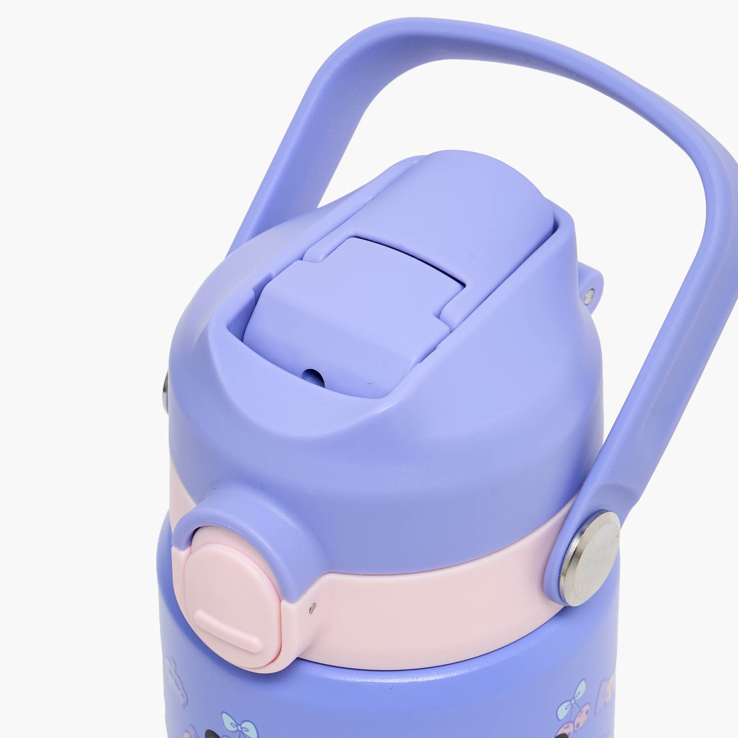 Sanrio Kuromi Print Stainless Steel Water Bottle with Flip Spout and Handle-school-waterbottles-image-4