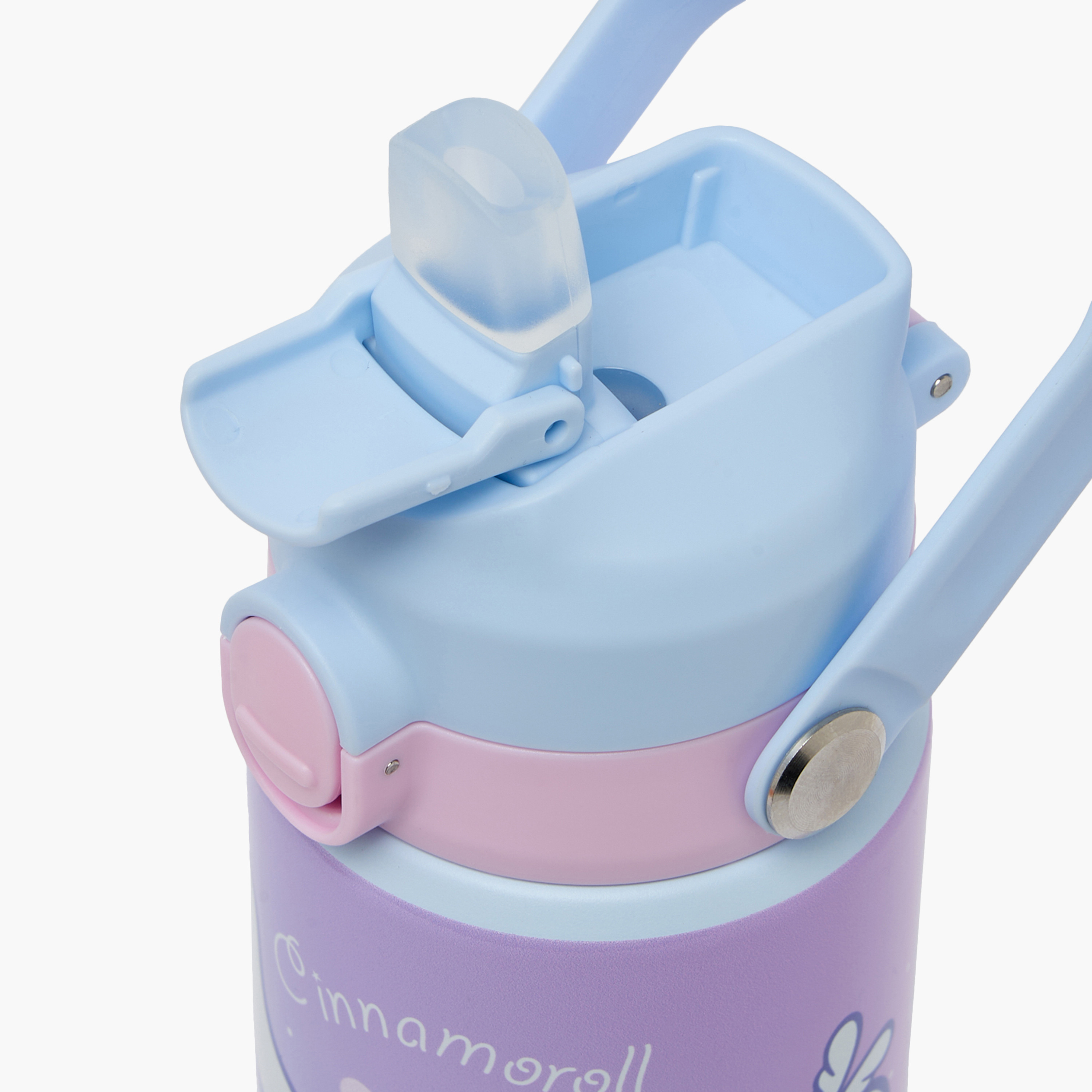 Sanrio Cinnamoroll Print Stainless Steel Water Bottle with Flip Spout and Handle- 500ml-school-waterbottles-image-6