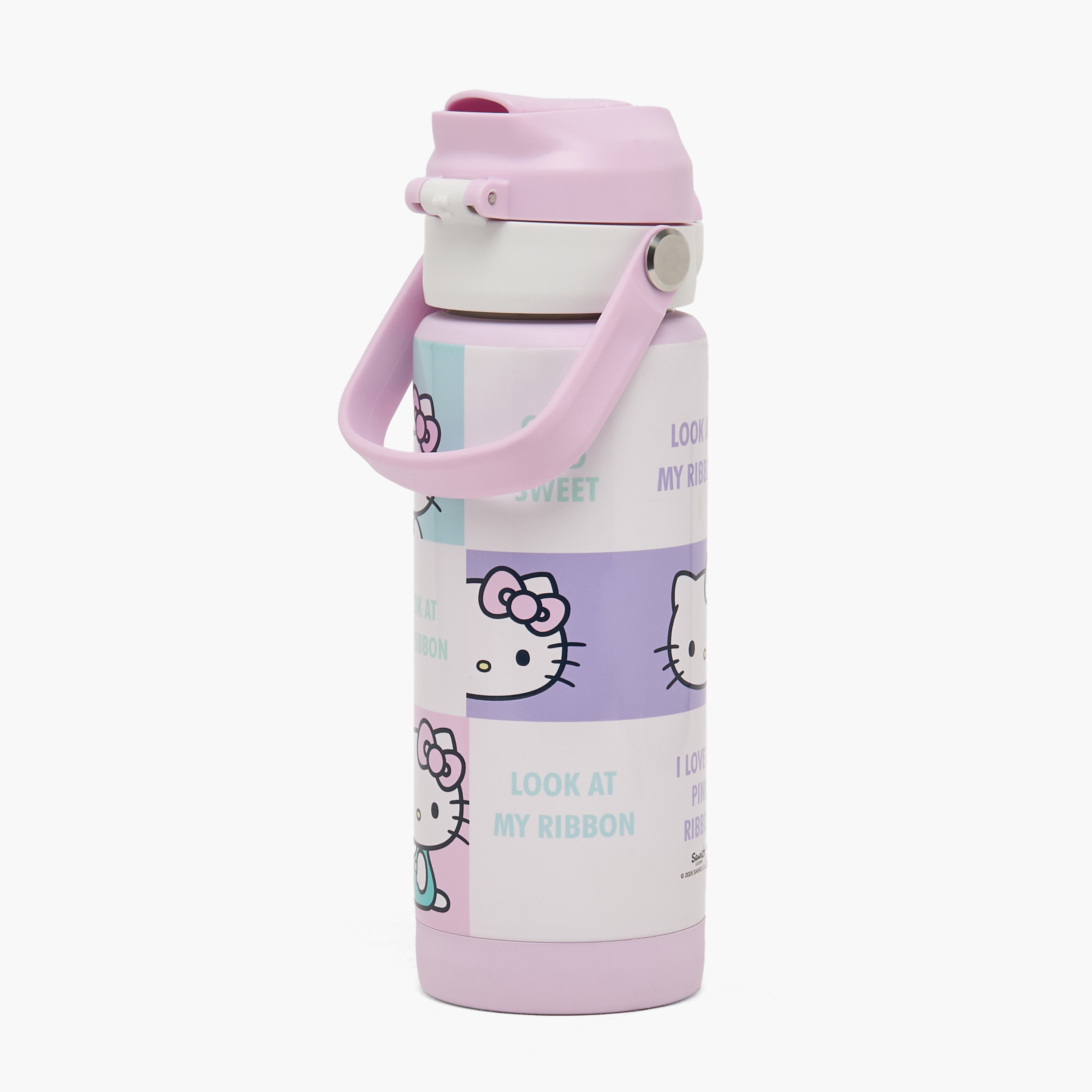 Sanrio Hello Kitty Print Stainless Steel Water Bottle with Spout and Carry Loop-school-waterbottles-image-9