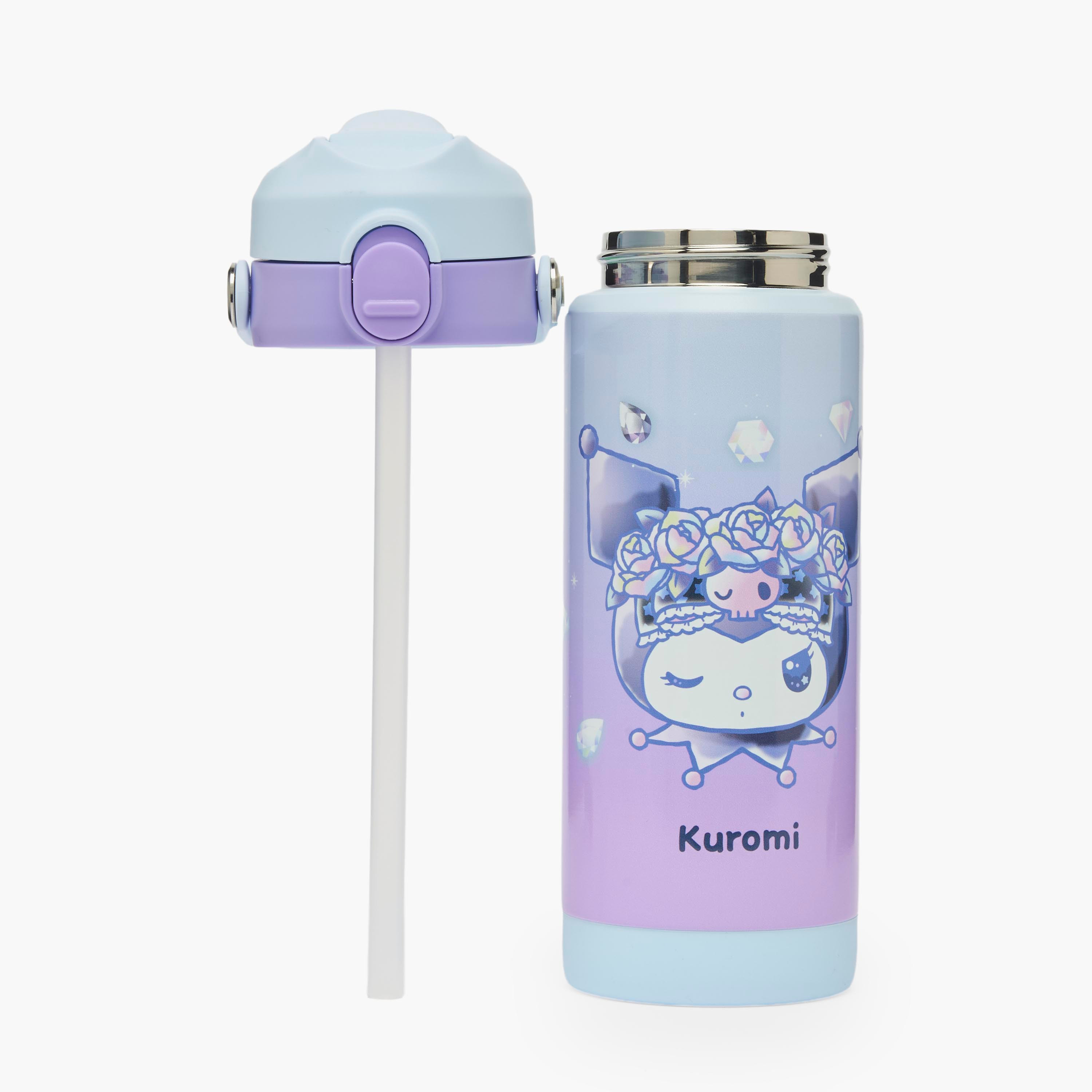 قارورة مياه ستانلس ستيل بقشة من سانريو كورومي-school-waterbottles-image-2