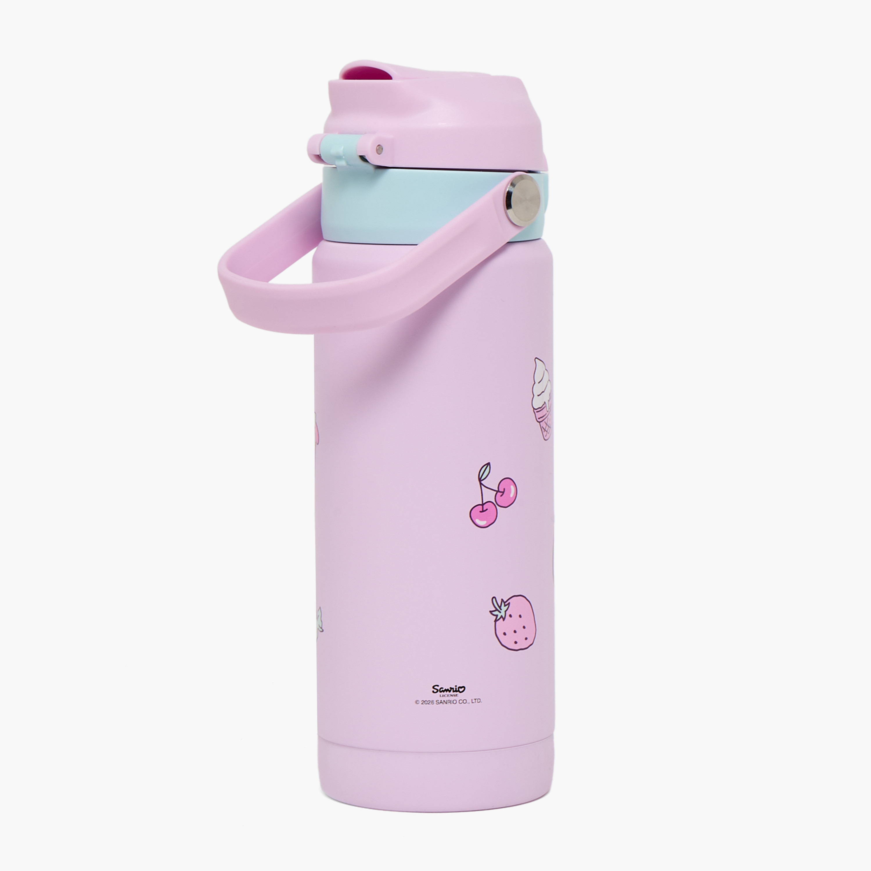 قارورة مياه ستانلس ستيل بمقبض وفوهة قلابة وطبعات ماي ميلودي من سانريو-school-waterbottles-image-8