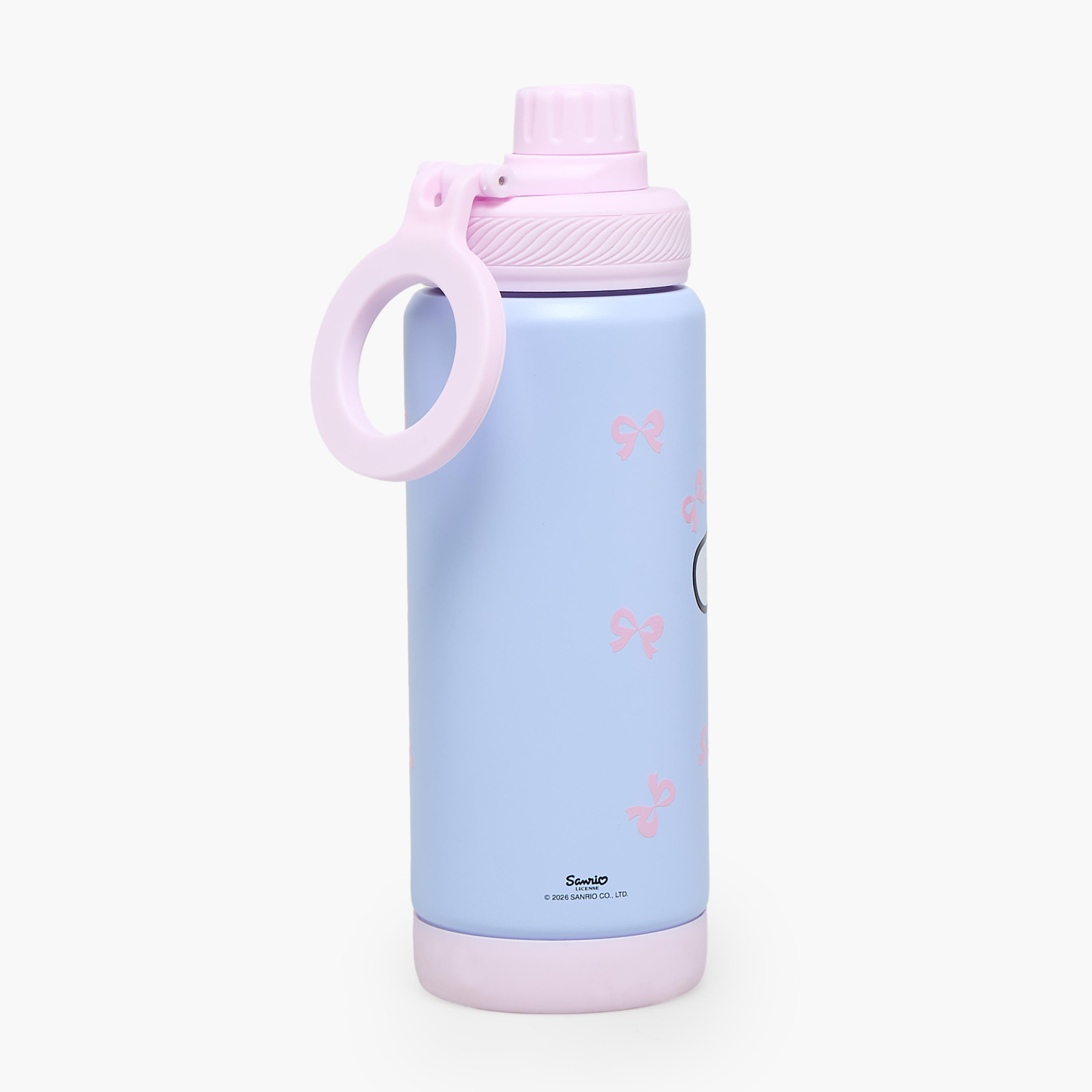 Sanrio Cinnamoroll Print Stainless Steel Water Bottle with Spout and Handle-school-waterbottles-image-7