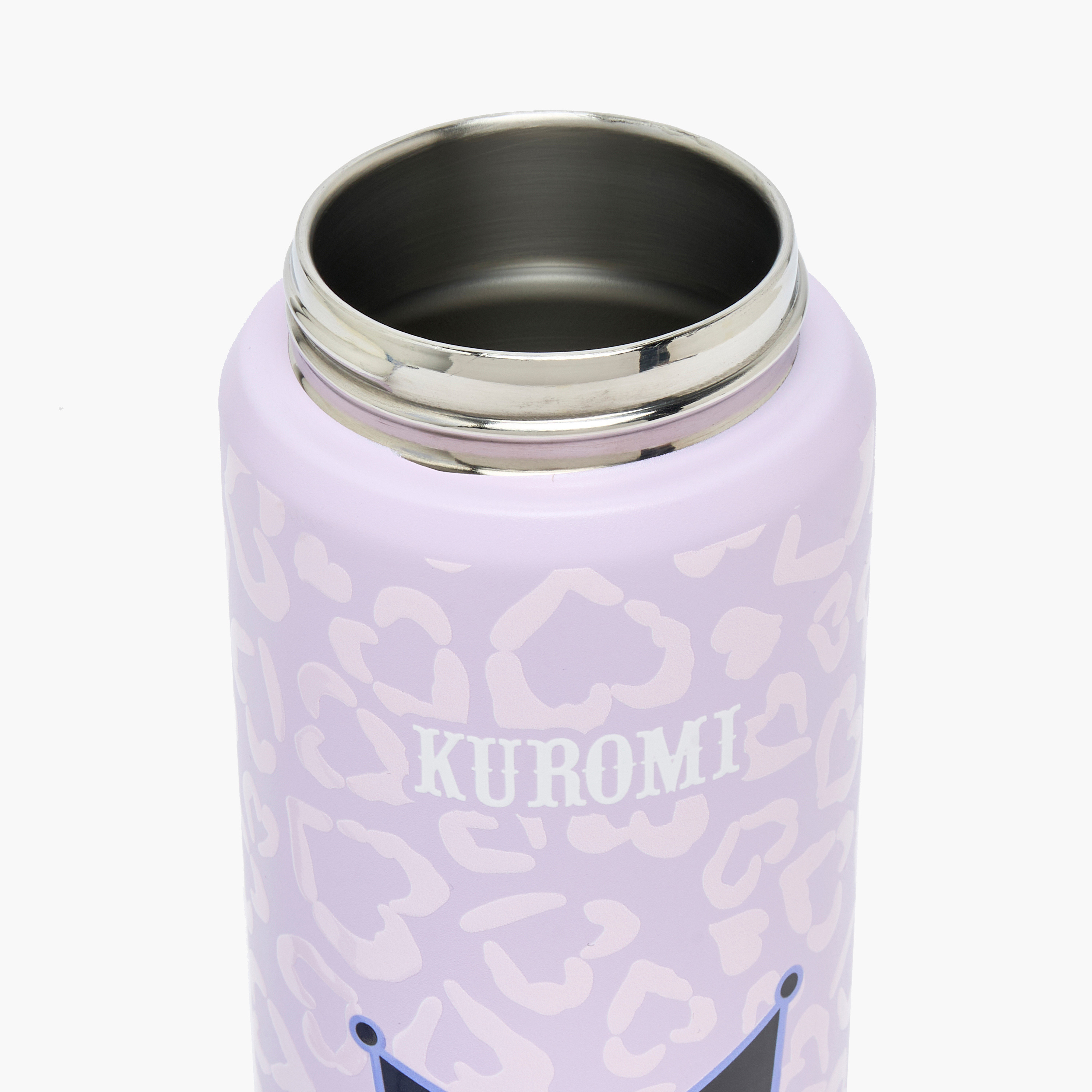 Sanrio Kuromi Print Stainless Steel Water Bottle with Spout and Carry Loop-school-waterbottles-image-5