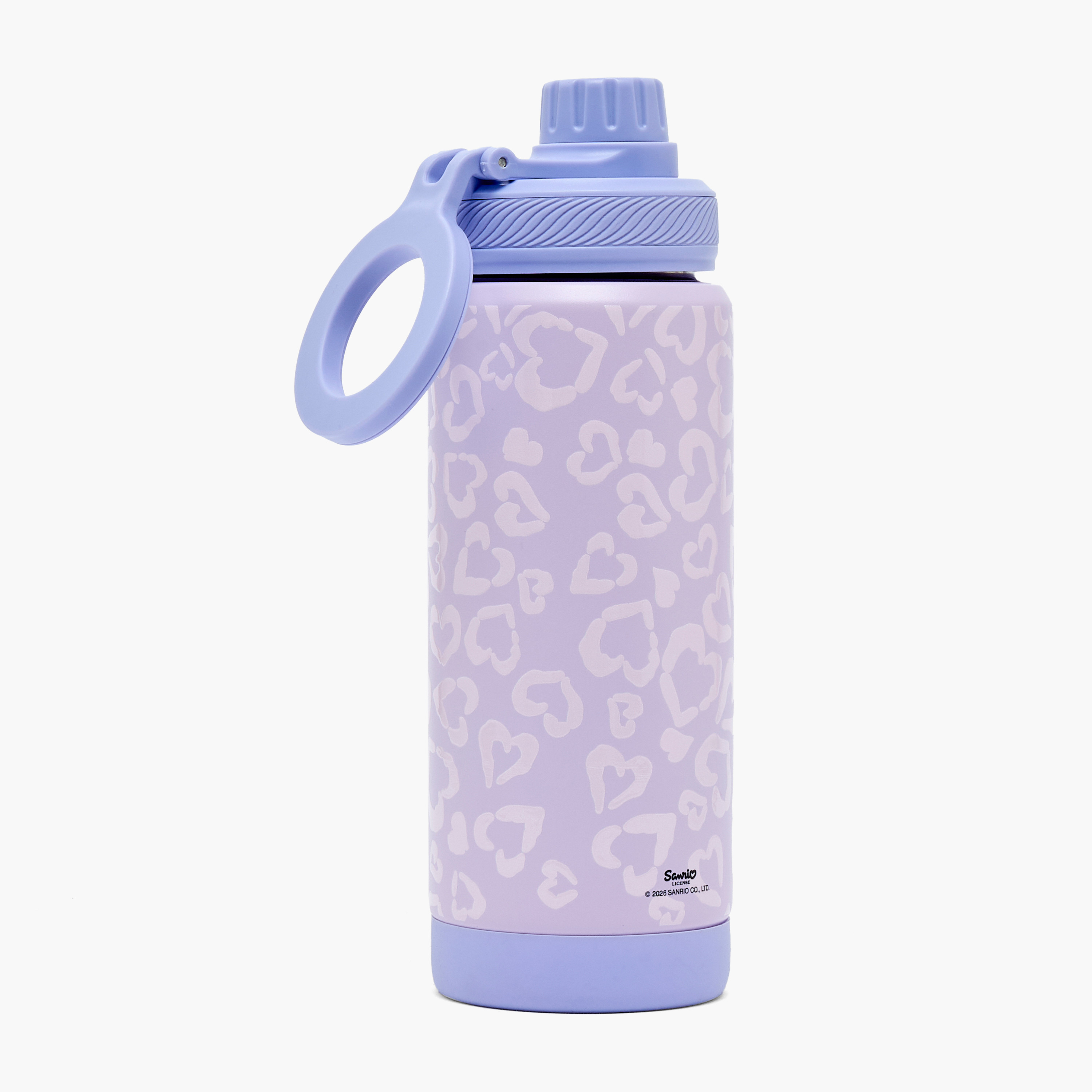 Sanrio Kuromi Print Stainless Steel Water Bottle with Spout and Carry Loop-school-waterbottles-image-9