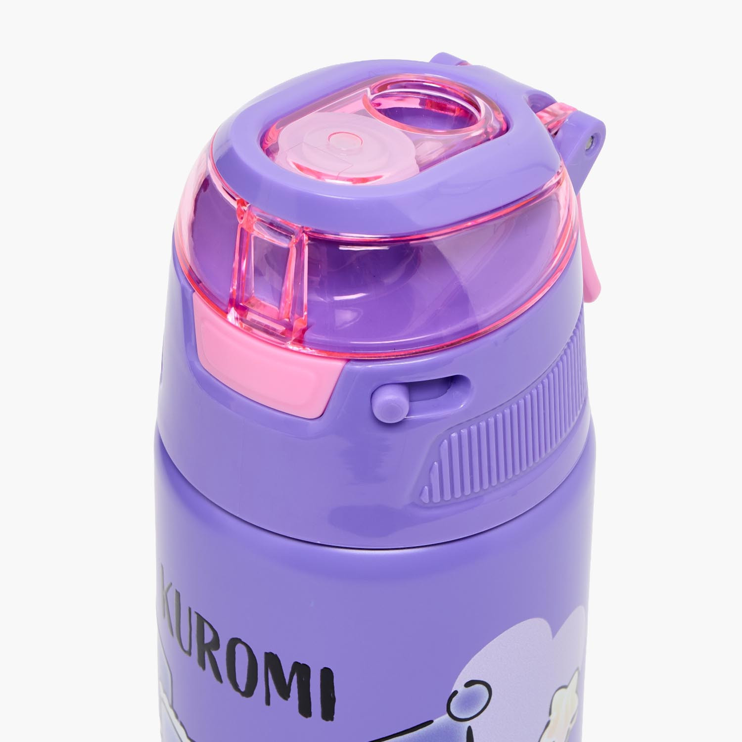 Sanrio Kuromi Print Stainless Steel Water Bottle with Spout and Handle-school-waterbottles-image-4