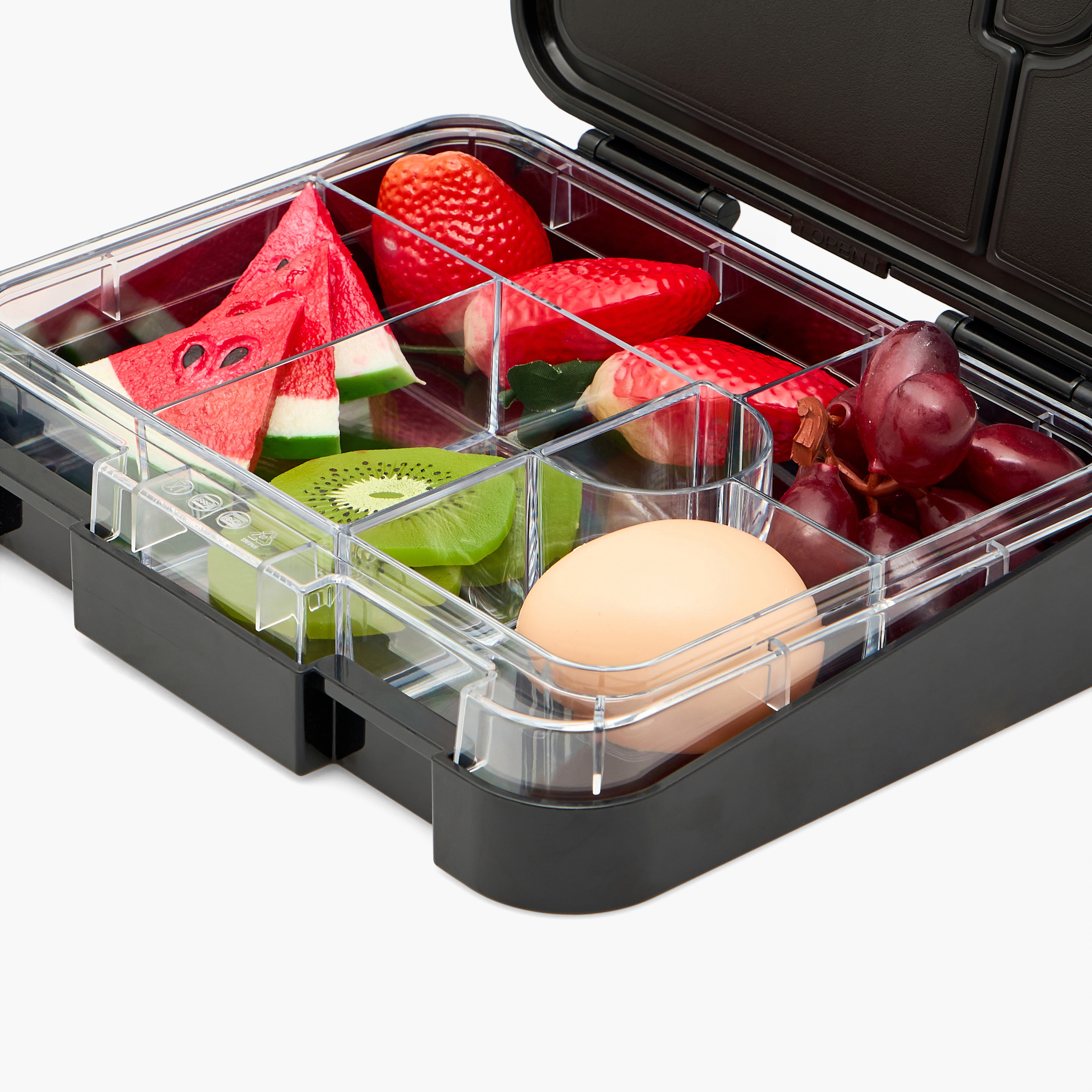 صندوق غداء بنتو بطبعة هيلو كيتي للبنات مع غطاء بقفل كبس من سانيرو - 1 لتر-school-lunchessentials-lunchboxes-image-11
