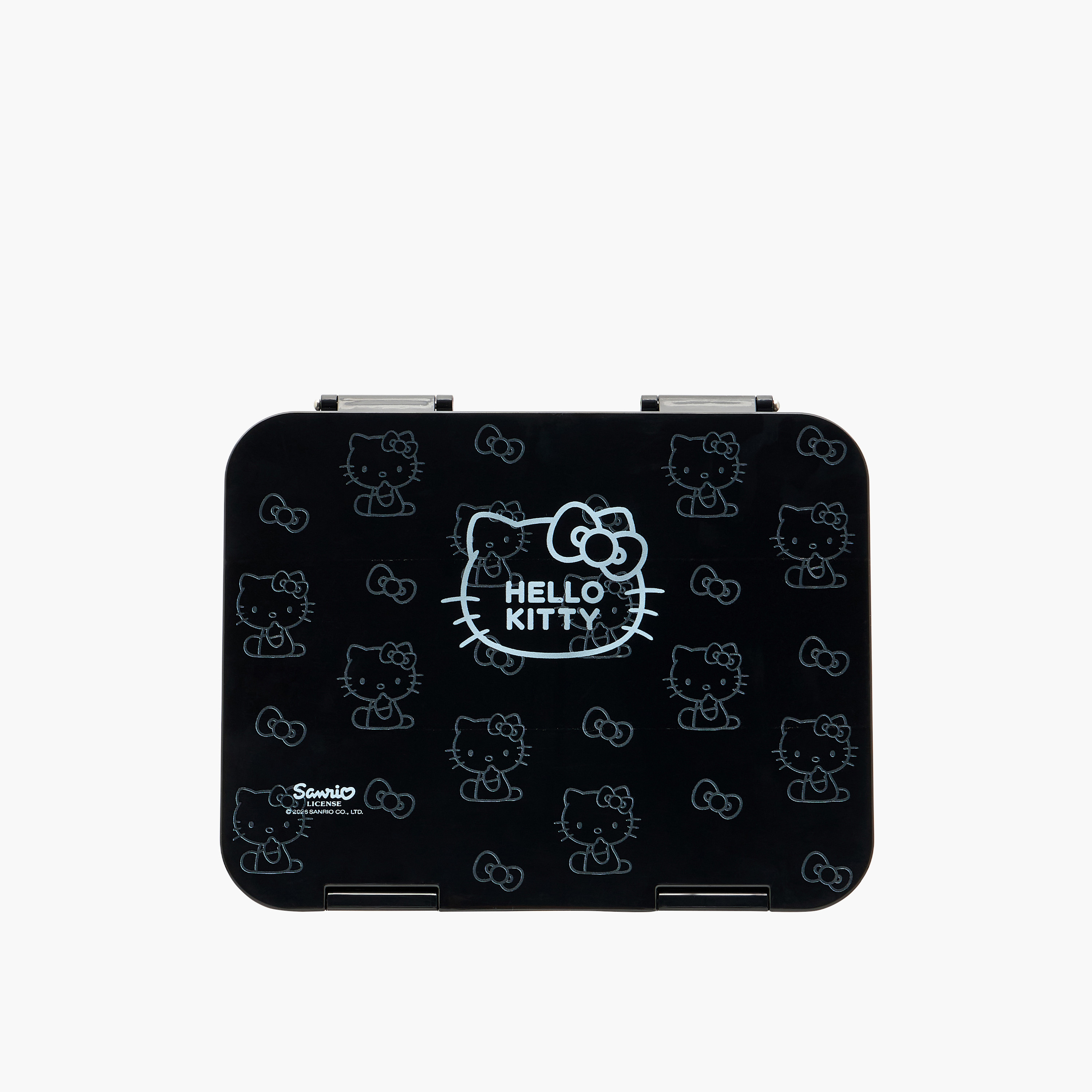 صندوق غداء بنتو بطبعة هيلو كيتي للبنات مع غطاء بقفل كبس من سانيرو - 1 لتر-school-lunchessentials-lunchboxes-image-4
